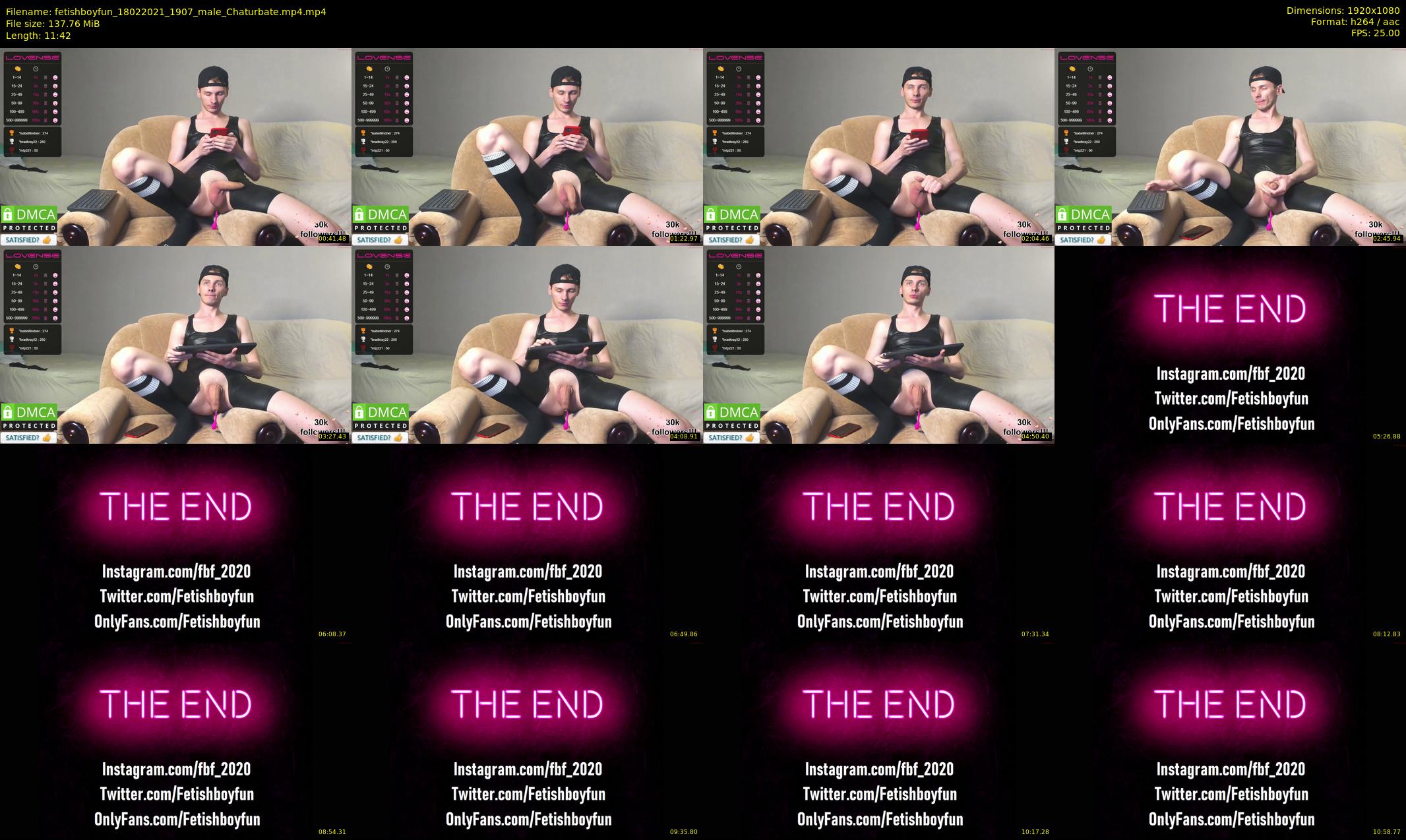 fetishboyfun — 12 minute Chaturbate male cam show recording, 1080p, Feb 18, 2021