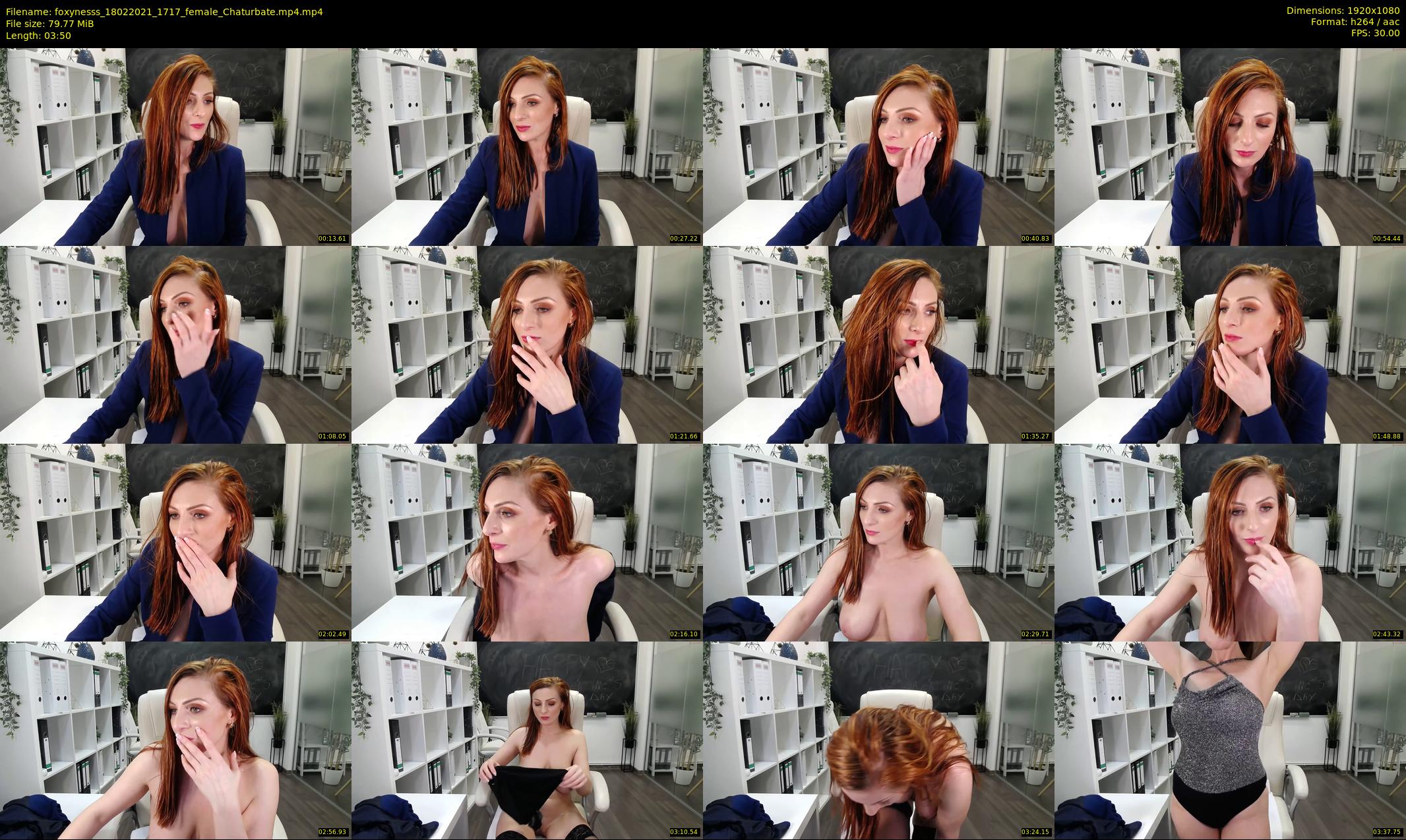 foxynesss — 4 minute Chaturbate female cam show recording, 1080p, Feb 18, 2021