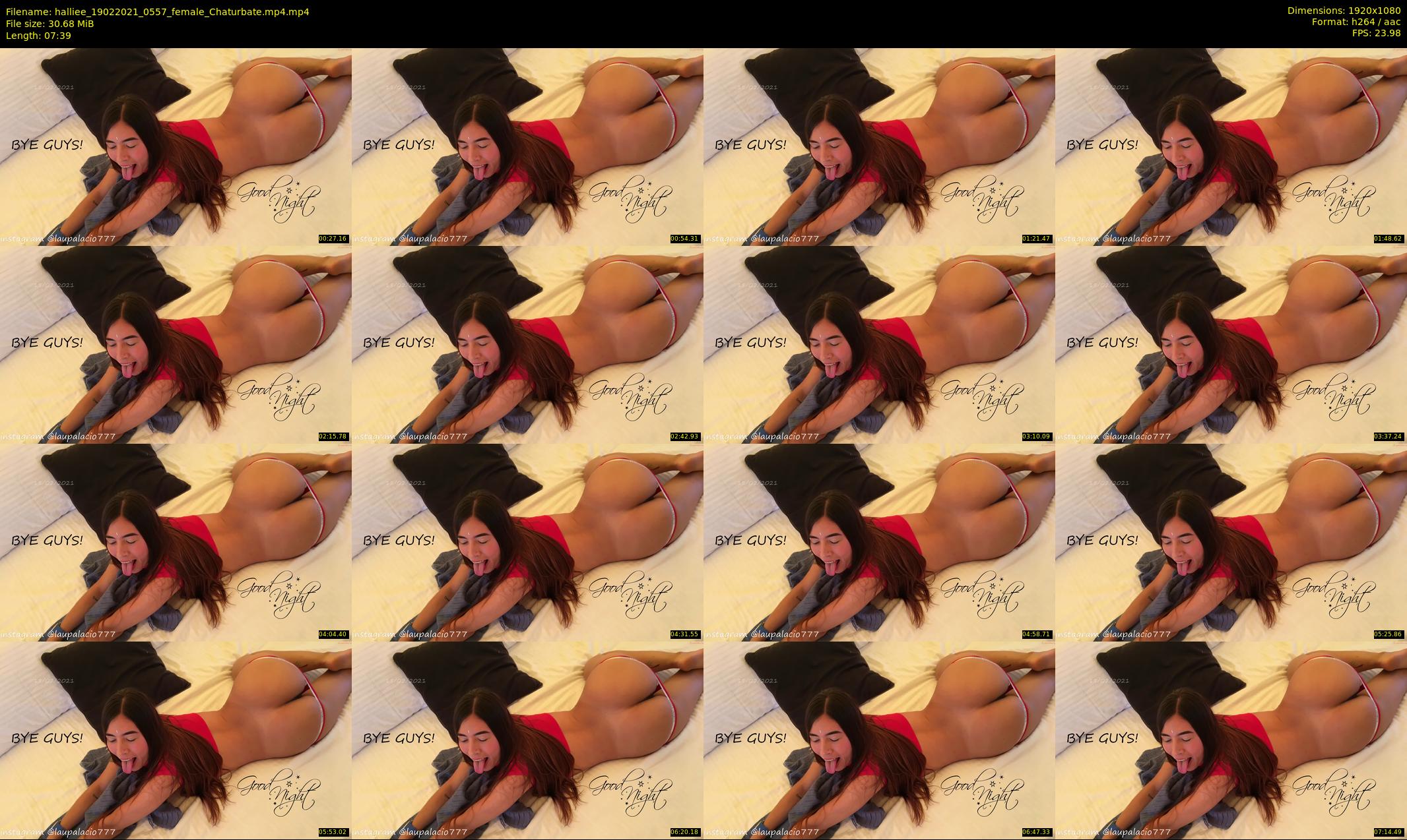 halliee — 8 minute Chaturbate couple cam show recording, 1080p, Feb 19, 2021