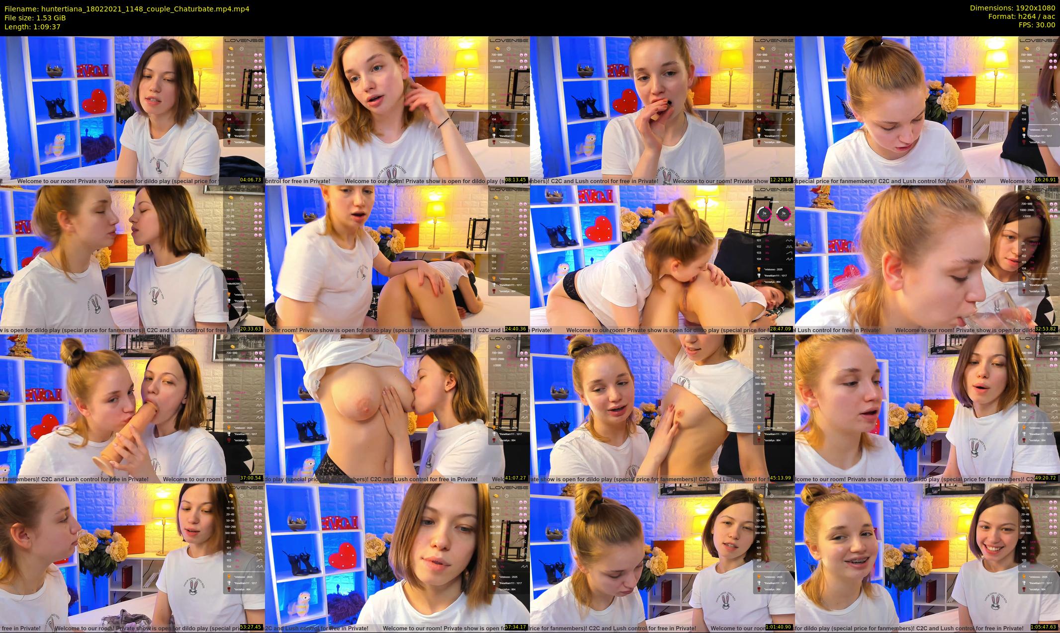 huntertiana — 70 minute Chaturbate female cam show recording, 1080p, Feb 18, 2021