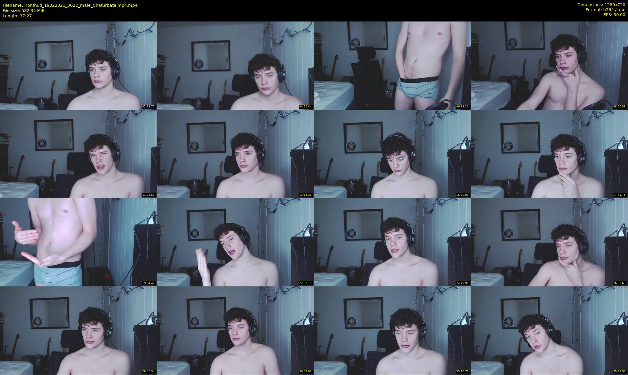 ironthud — 38 minute Chaturbate male cam show recording, 720p, Feb 19, 2021
