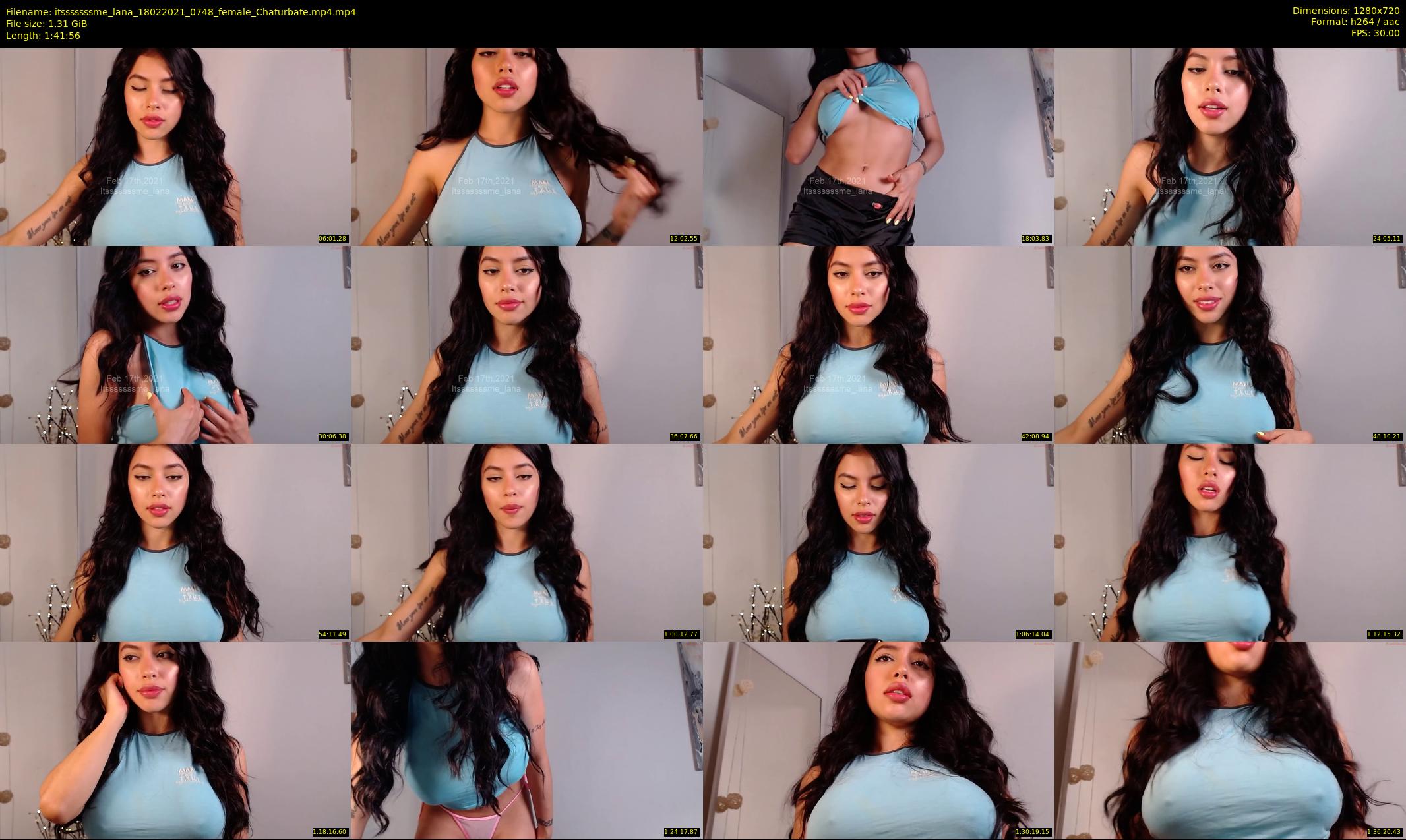 itsssssssme_lana — 102 minute Chaturbate female cam show recording, 720p, Feb 18, 2021