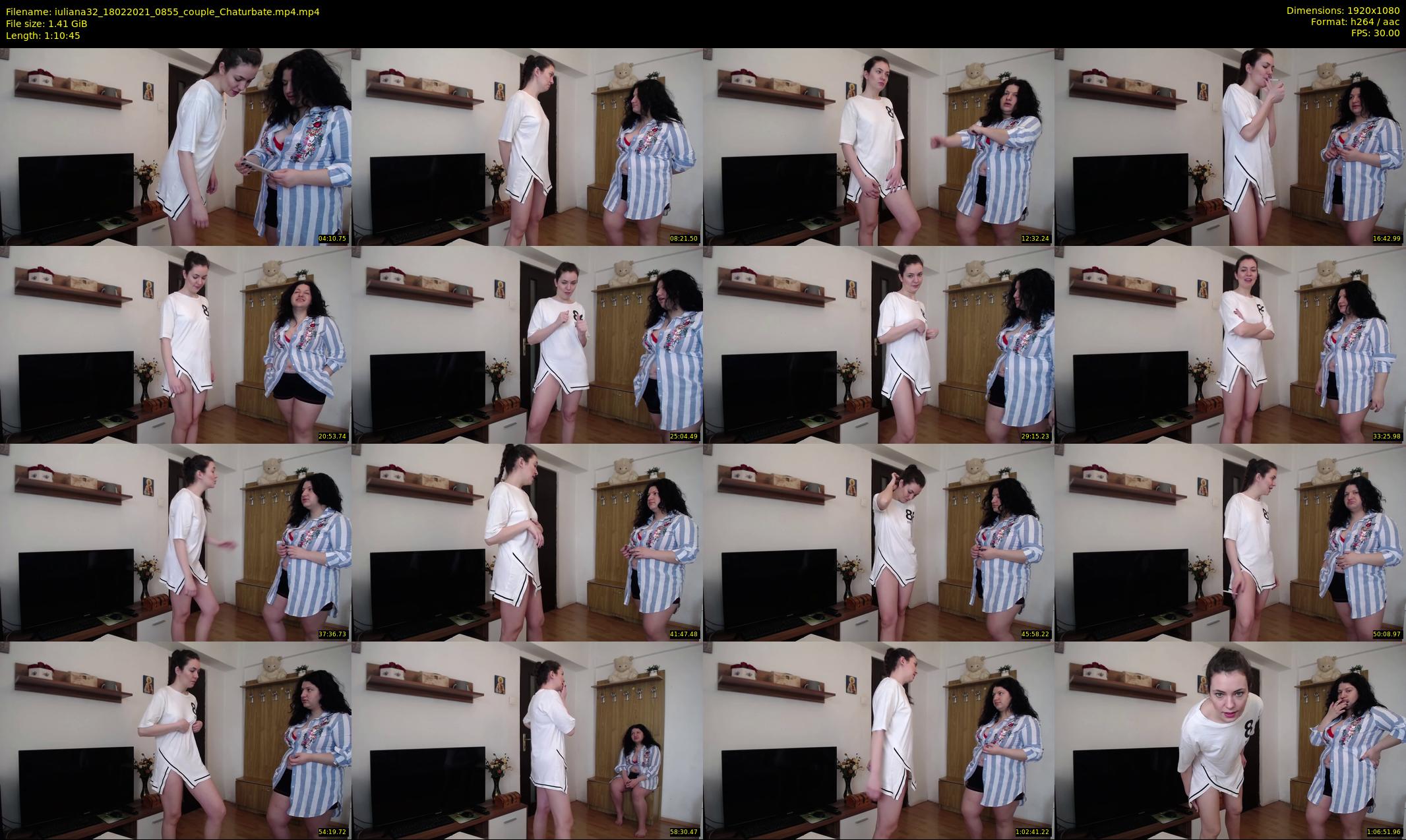 iuliana32 — 71 minute Chaturbate couple cam show recording, 1080p, Feb 18, 2021