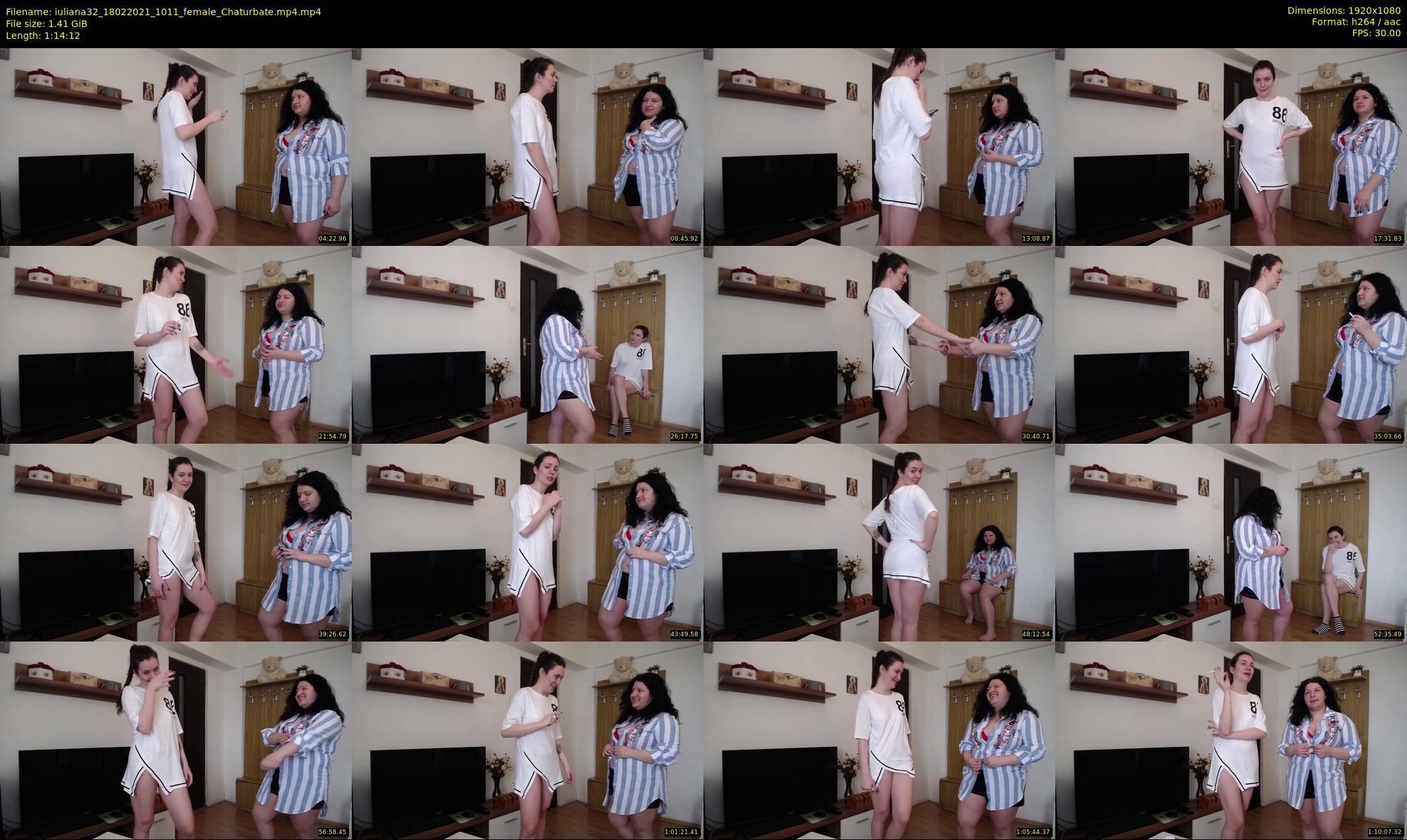 iuliana32 — 75 minute Chaturbate couple cam show recording, 1080p, Feb 18, 2021
