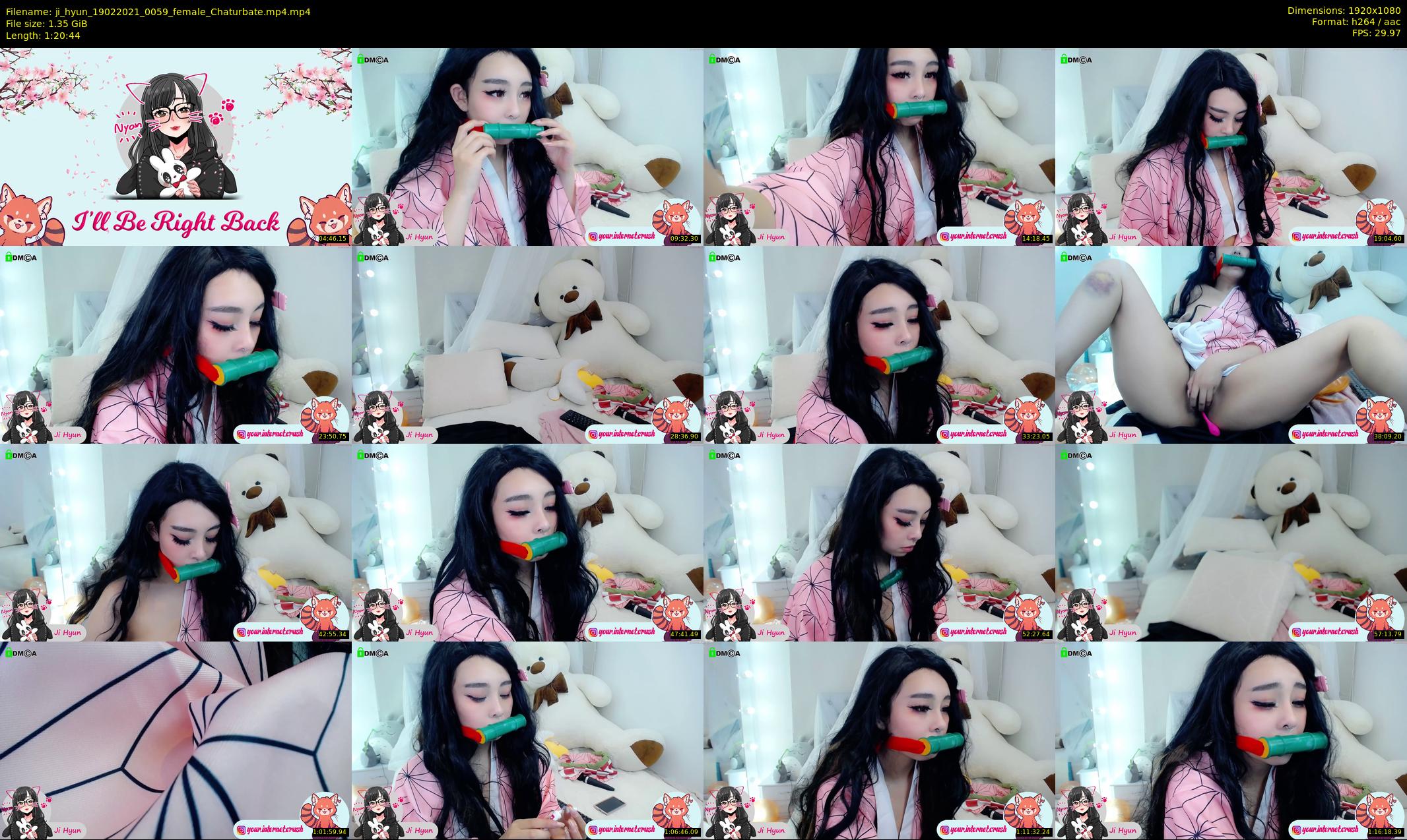 ji_hyun — 81 minute Chaturbate female cam show recording, 1080p, Feb 19, 2021