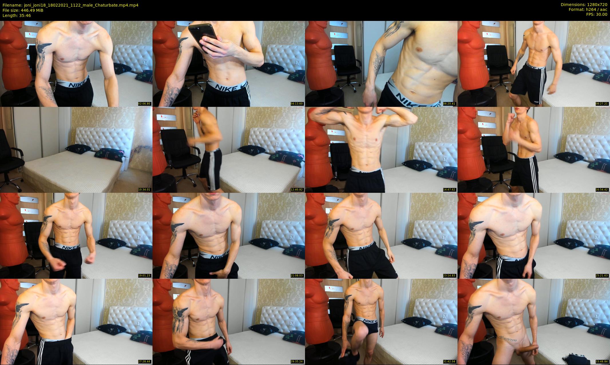 joni_joni18 — 36 minute Chaturbate male cam show recording, 720p, Feb 18, 2021