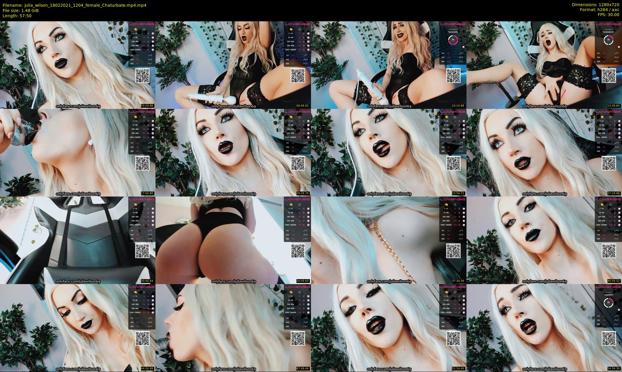 julia_wilson — 58 minute Chaturbate female cam show recording, 720p, Feb 18, 2021