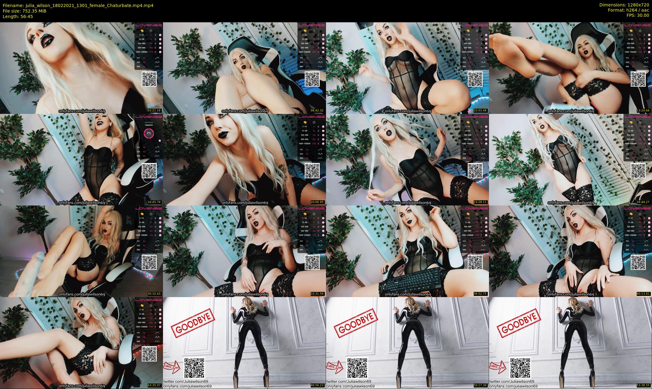 julia_wilson — 57 minute Chaturbate female cam show recording, 720p, Feb 18, 2021