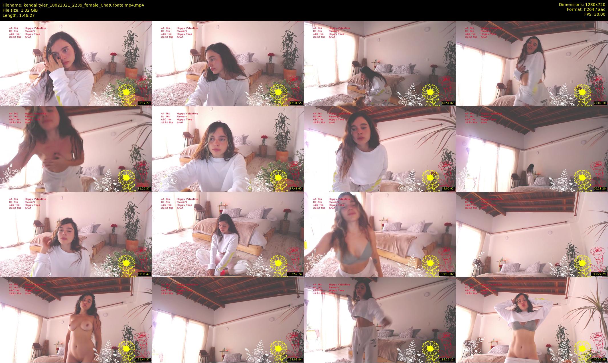 kendalltyler — 107 minute Chaturbate female cam show recording, 720p, Feb 18, 2021