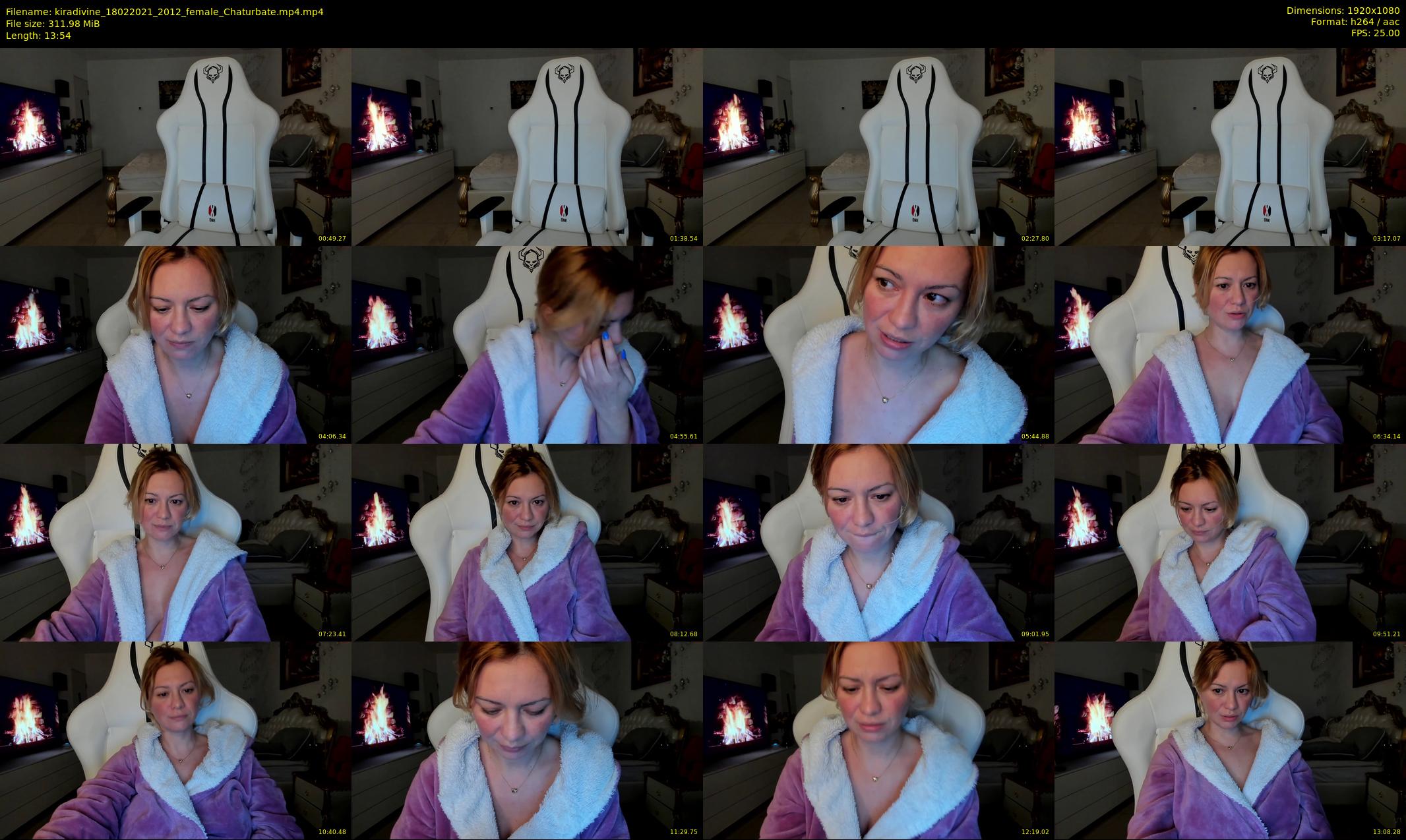 kiradivine — 14 minute Chaturbate female cam show recording, 1080p, Feb 18, 2021