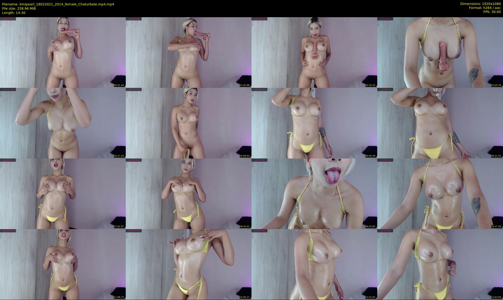 kmipearl — 15 minute Chaturbate female cam show recording, 1080p, Feb 18, 2021