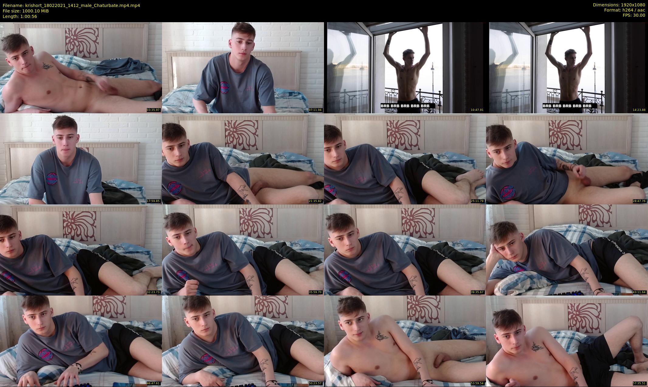 krishort — 61 minute Chaturbate male cam show recording, 1080p, Feb 18, 2021