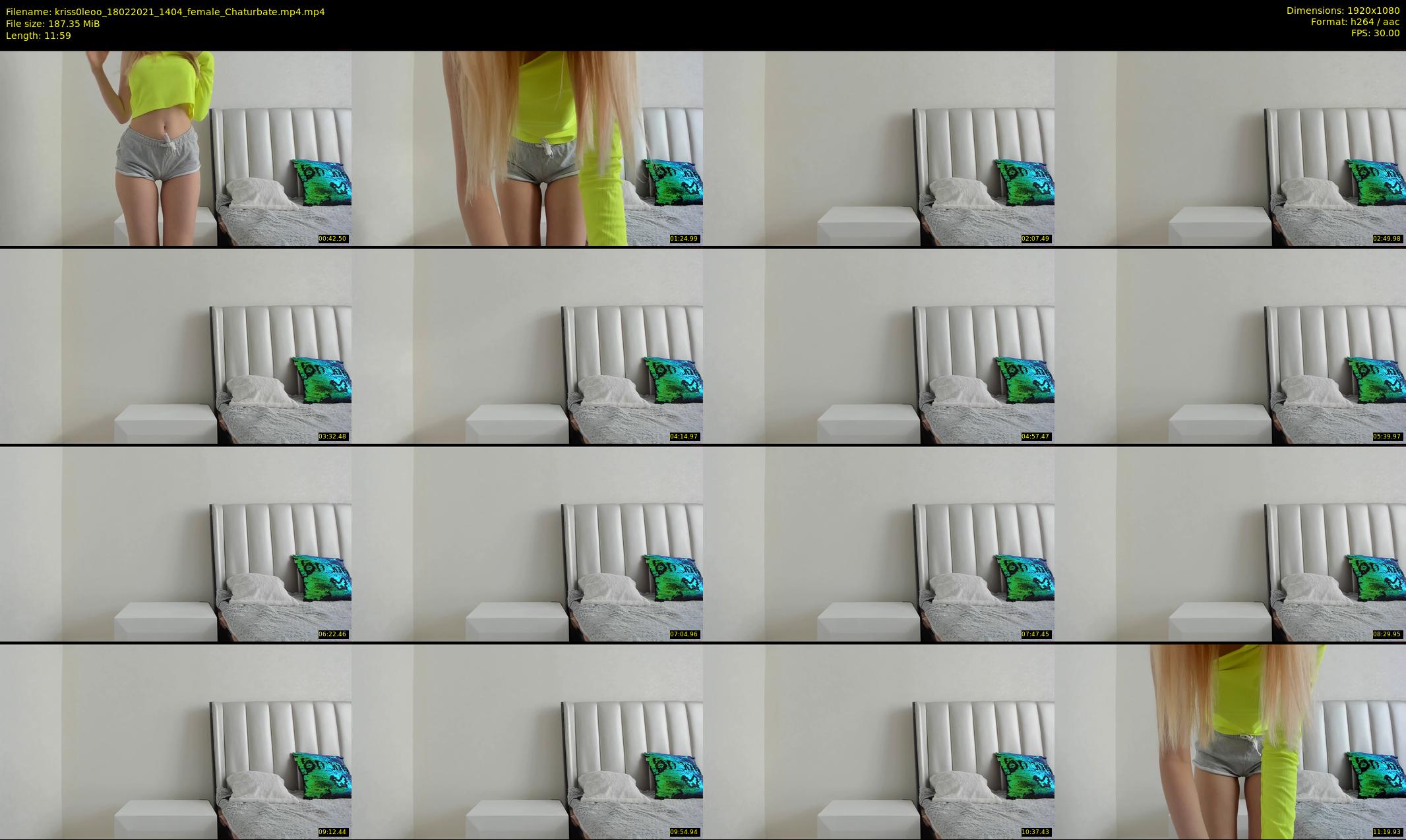 kriss0leoo — 12 minute Chaturbate couple cam show recording, 1080p, Feb 18, 2021