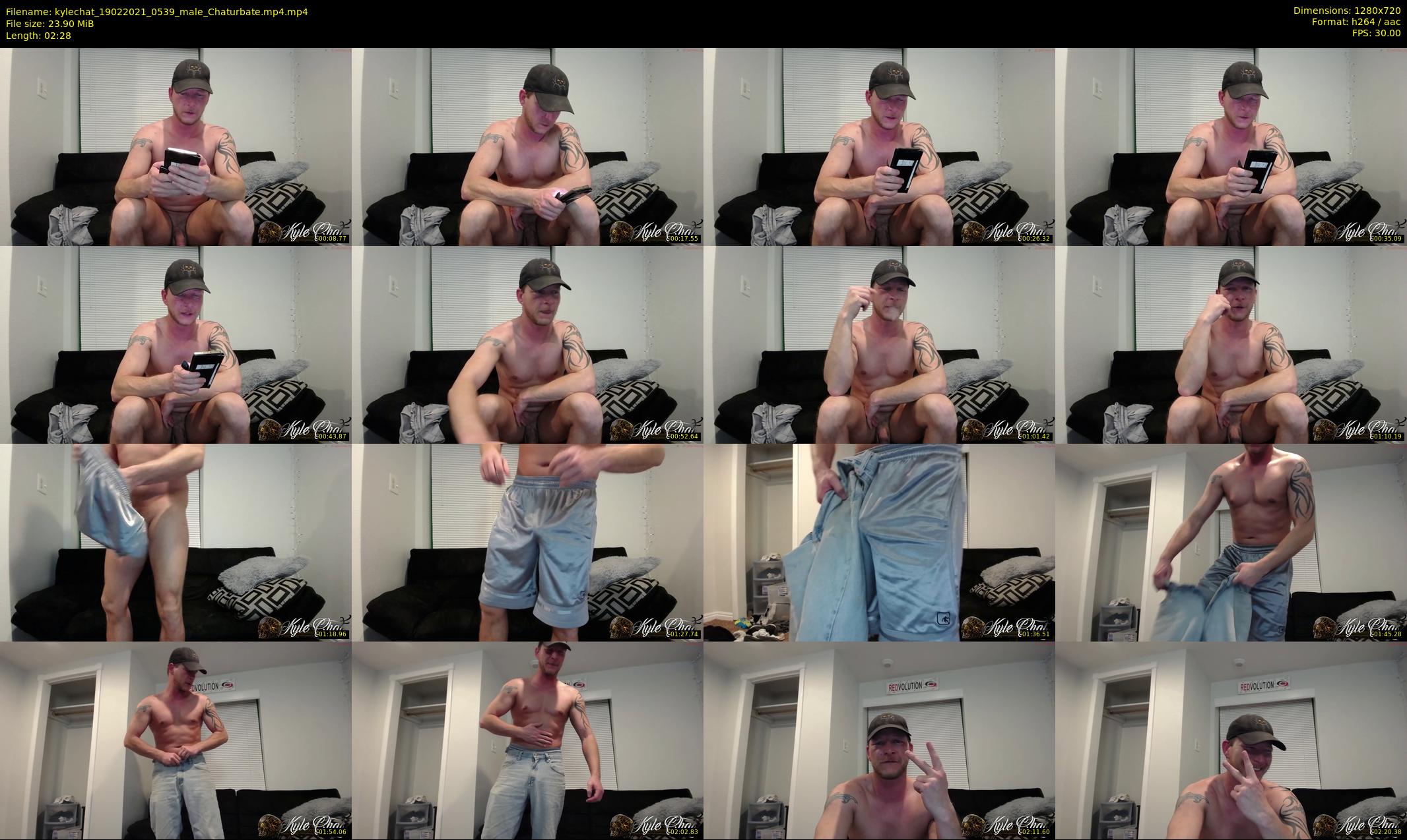 kylechat — 3 minute Chaturbate male cam show recording, 720p, Feb 19, 2021
