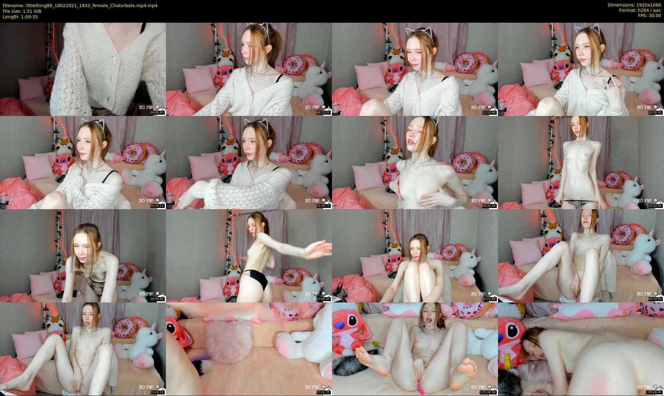 littlething88 — 70 minute Chaturbate female cam show recording, 1080p, Feb 18, 2021