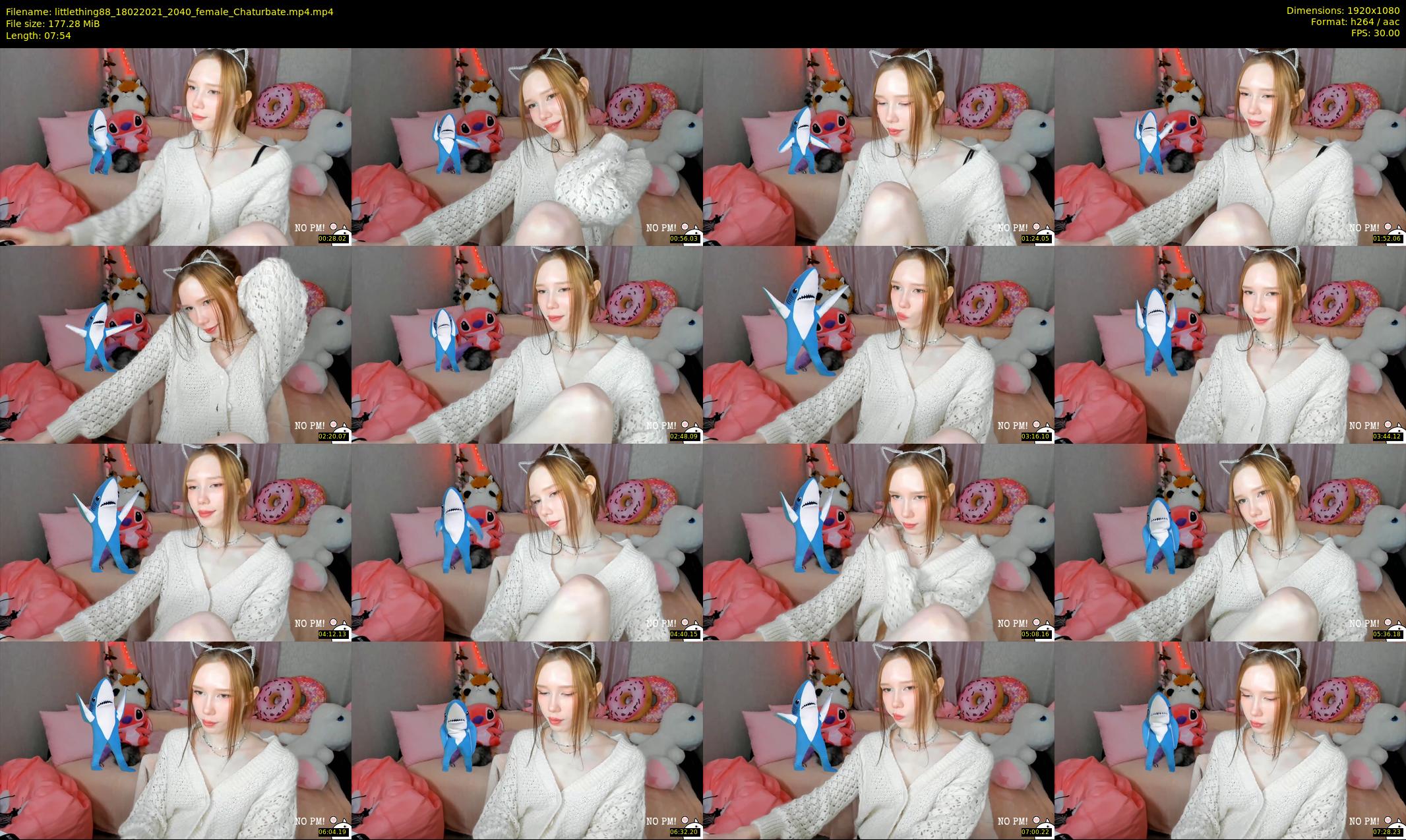 littlething88 — 8 minute Chaturbate female cam show recording, 1080p, Feb 18, 2021