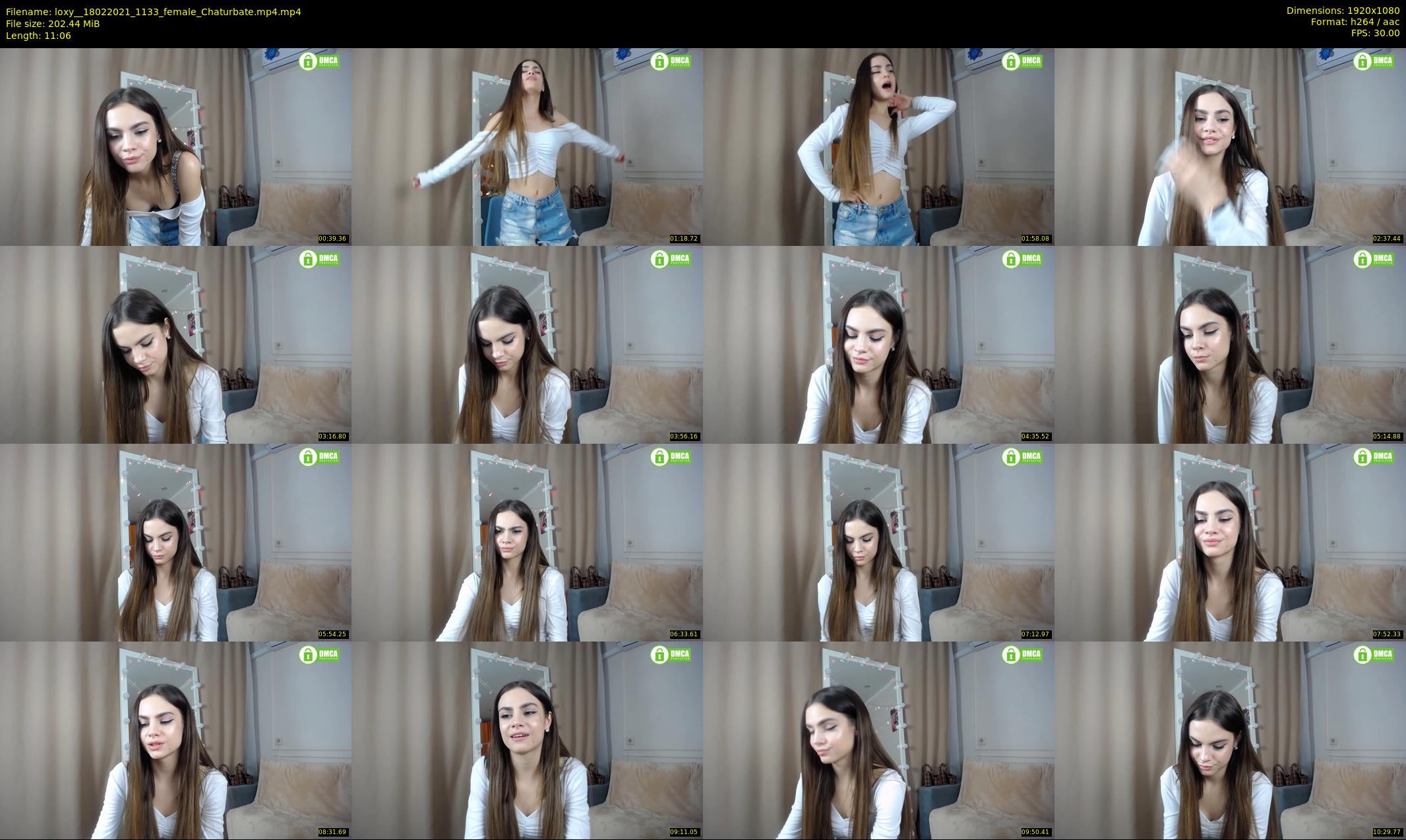 loxy_ — 12 minute Chaturbate female cam show recording, 1080p, Feb 18, 2021