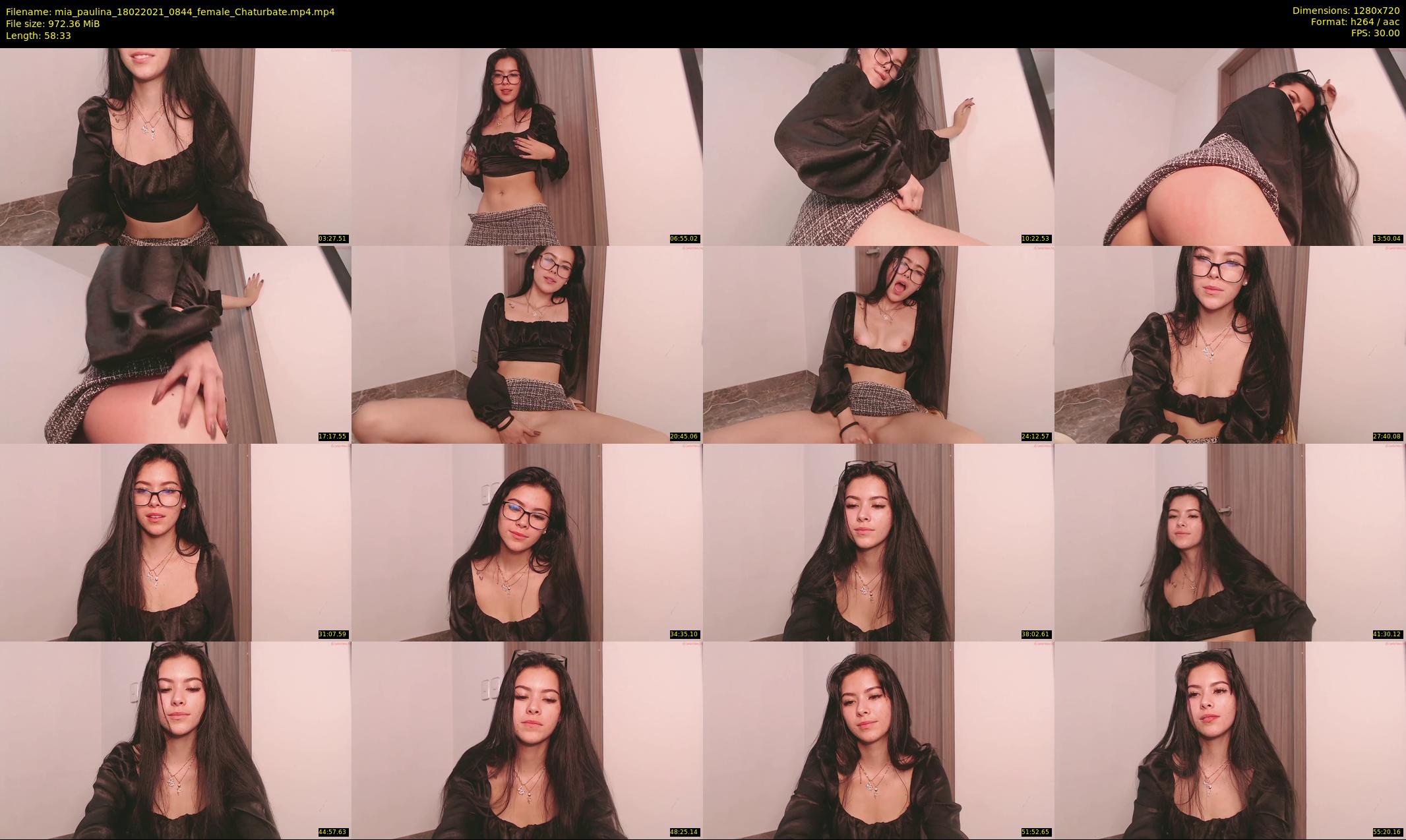 mia_paulina — 59 minute Chaturbate female cam show recording, 720p, Feb 18, 2021