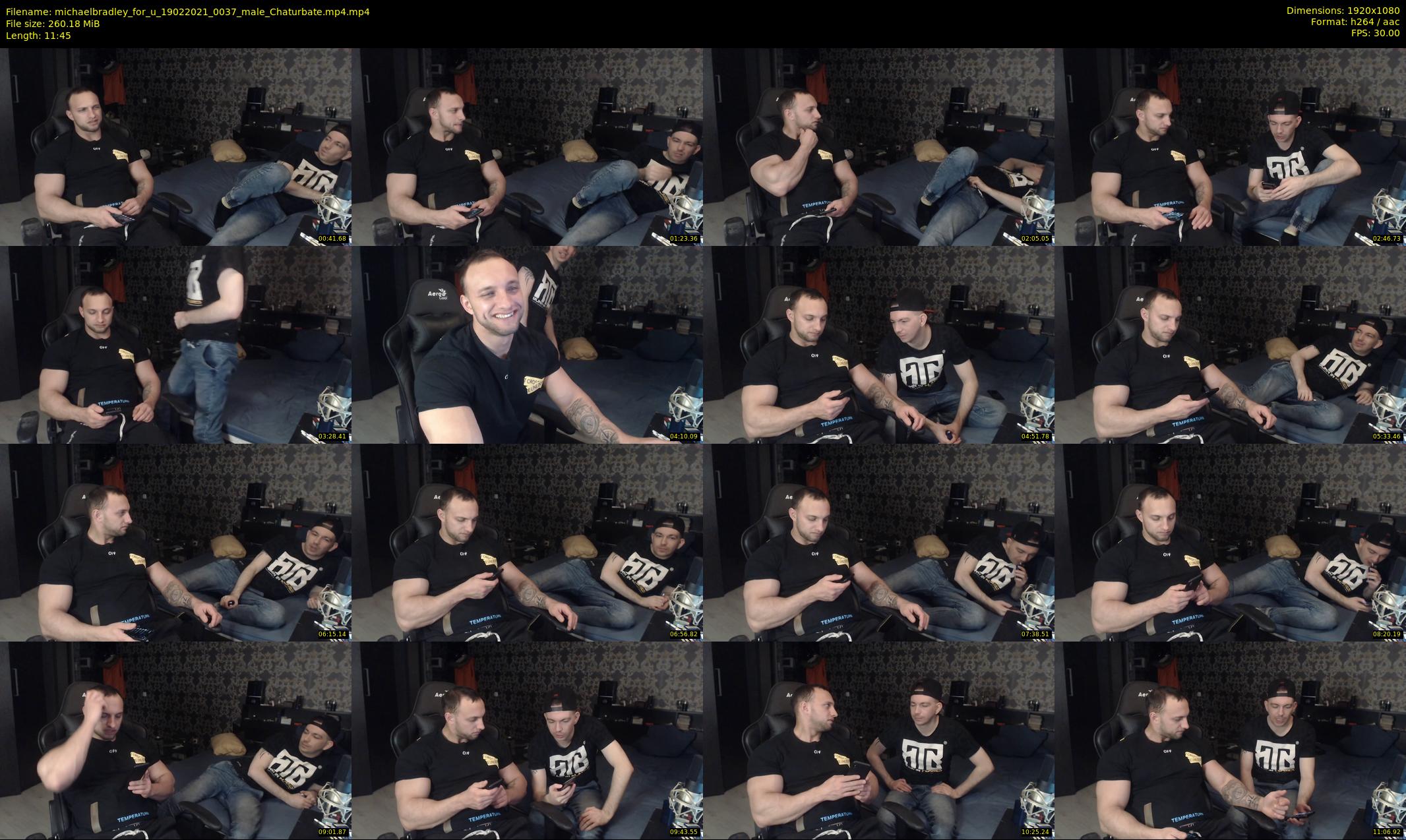 michaelbradley_for_u — 12 minute Chaturbate male cam show recording, 1080p, Feb 19, 2021