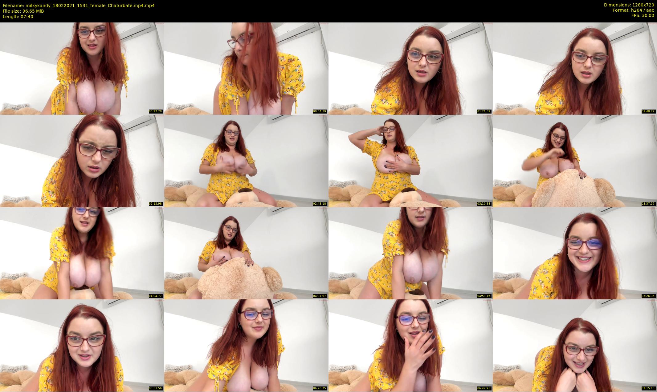 milkykandy — 8 minute Chaturbate female cam show recording, 720p, Feb 18, 2021