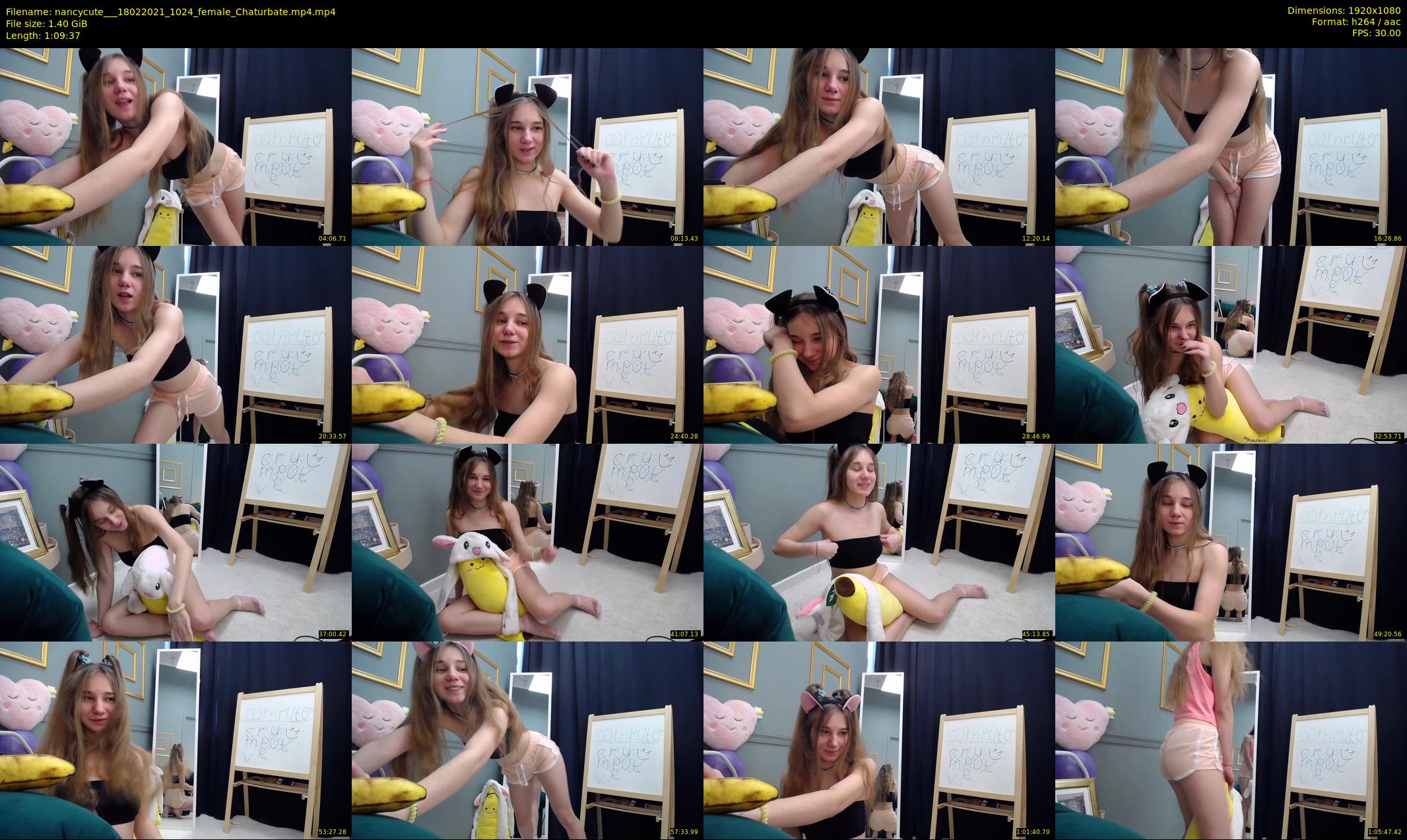 nancycute__ — 70 minute Chaturbate female cam show recording, 1080p, Feb 18, 2021