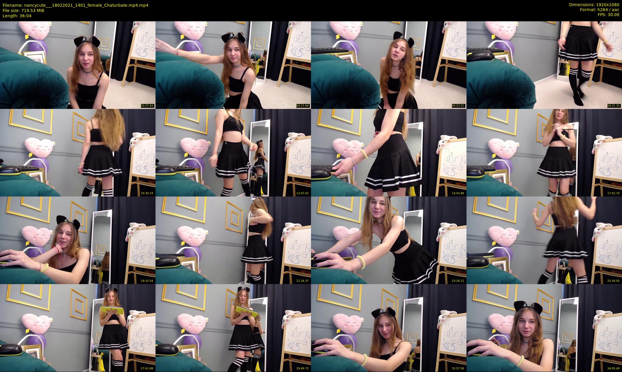 nancycute__ — 37 minute Chaturbate female cam show recording, 1080p, Feb 18, 2021