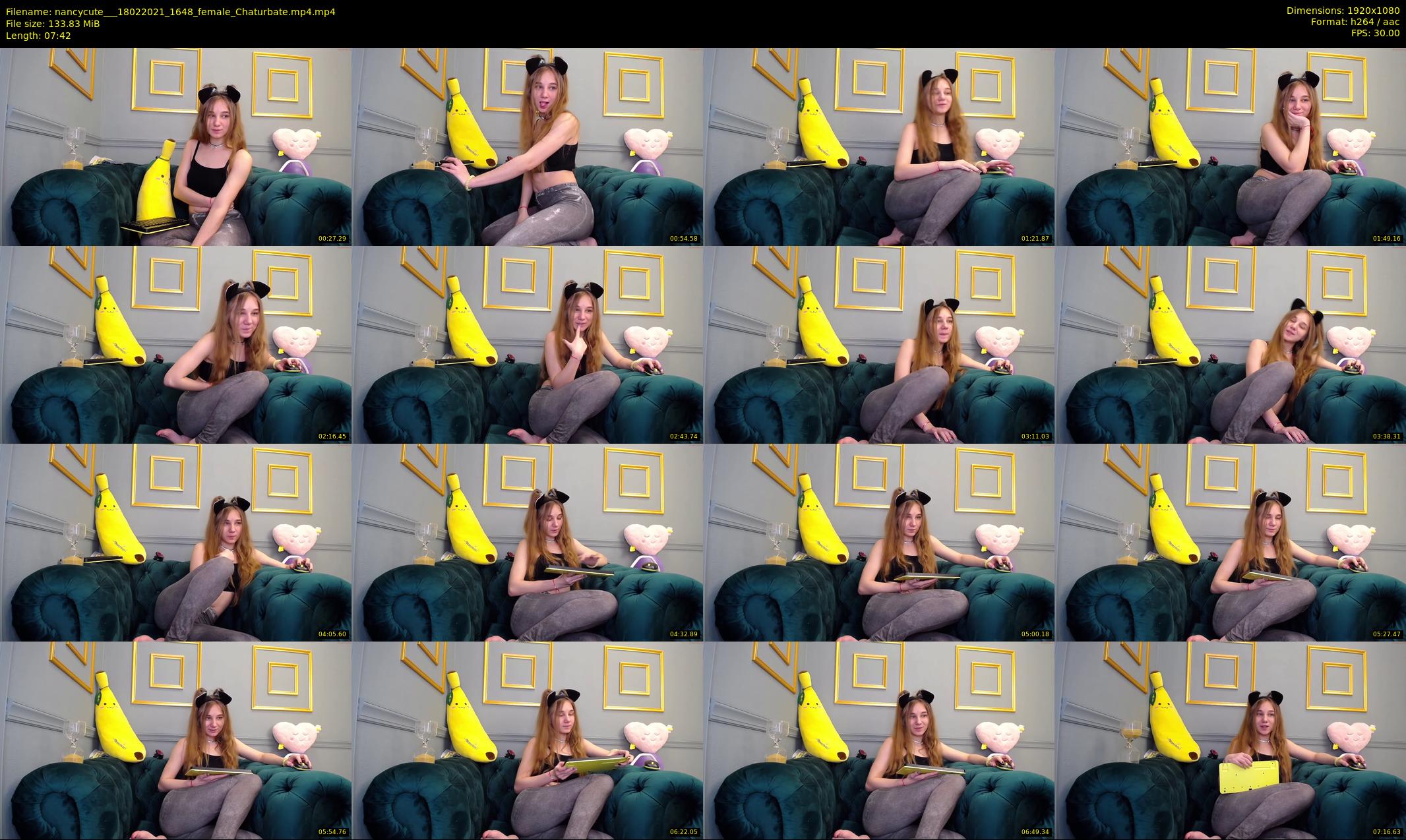 nancycute__ — 8 minute Chaturbate female cam show recording, 1080p, Feb 18, 2021