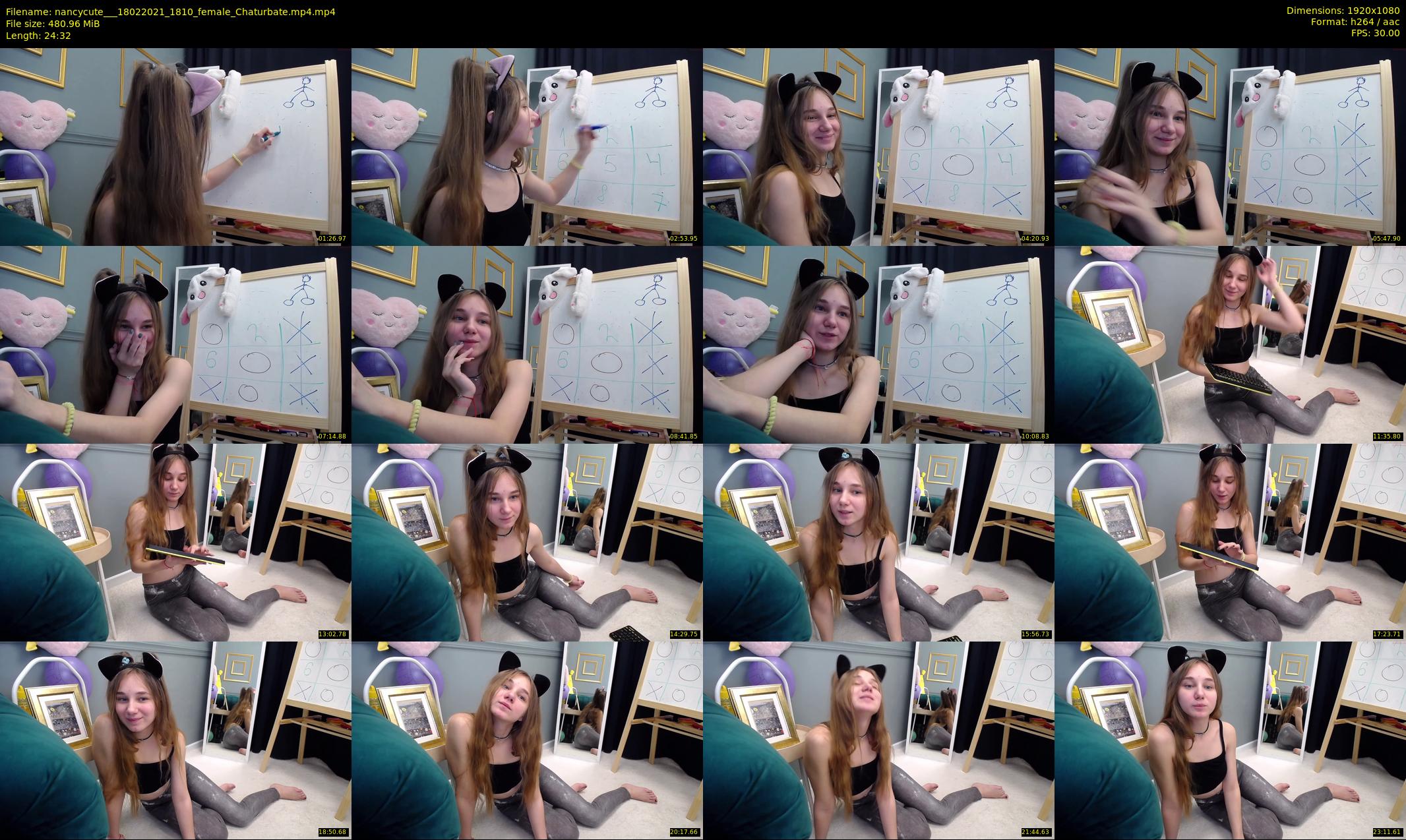 nancycute__ — 25 minute Chaturbate female cam show recording, 1080p, Feb 18, 2021