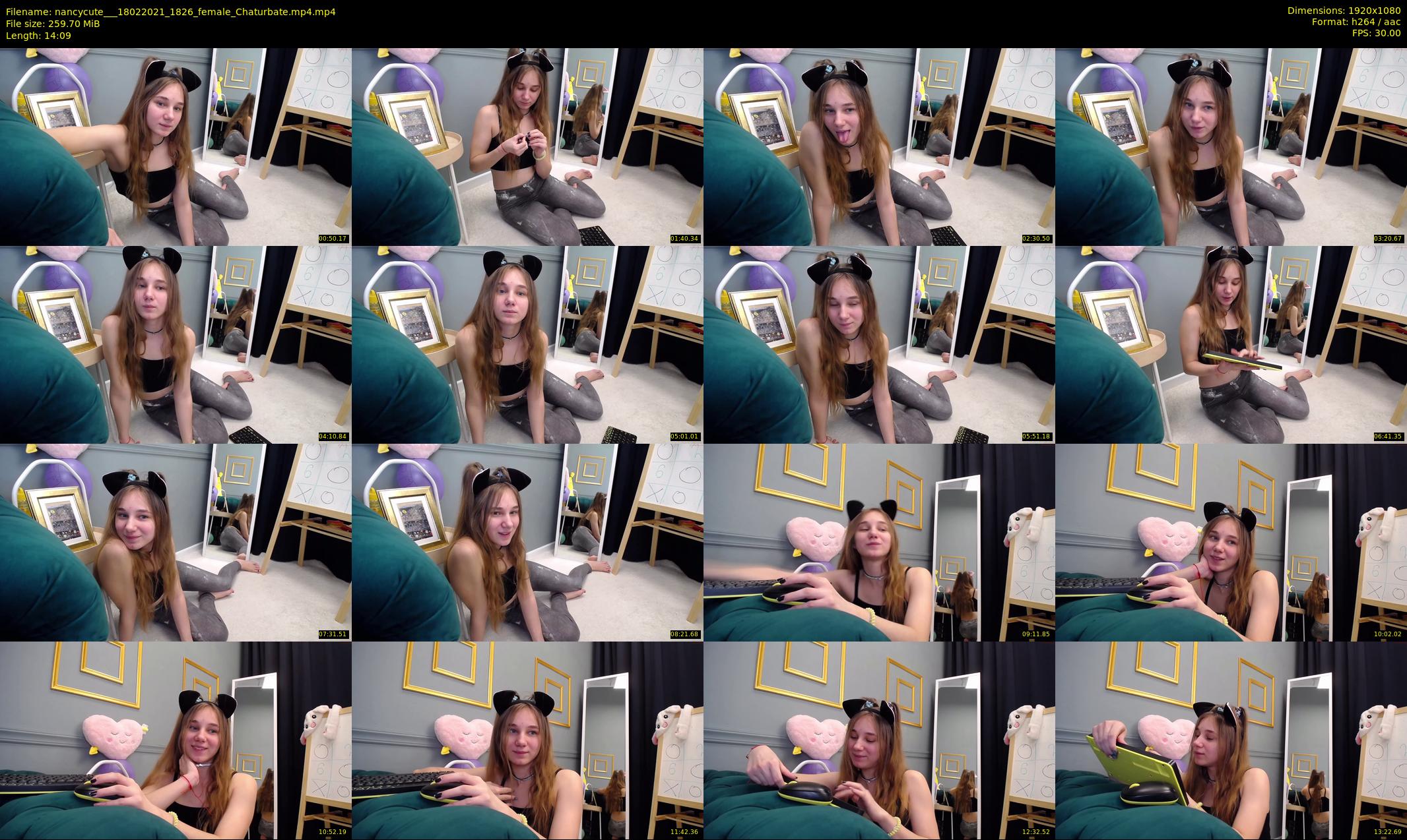 nancycute__ — 15 minute Chaturbate female cam show recording, 1080p, Feb 18, 2021