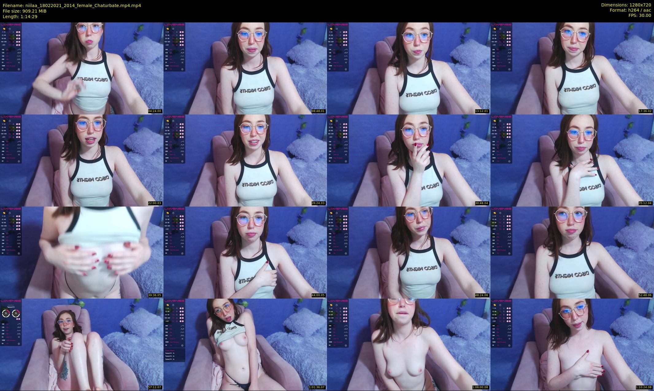niilaa — 75 minute Chaturbate female cam show recording, 720p, Feb 18, 2021