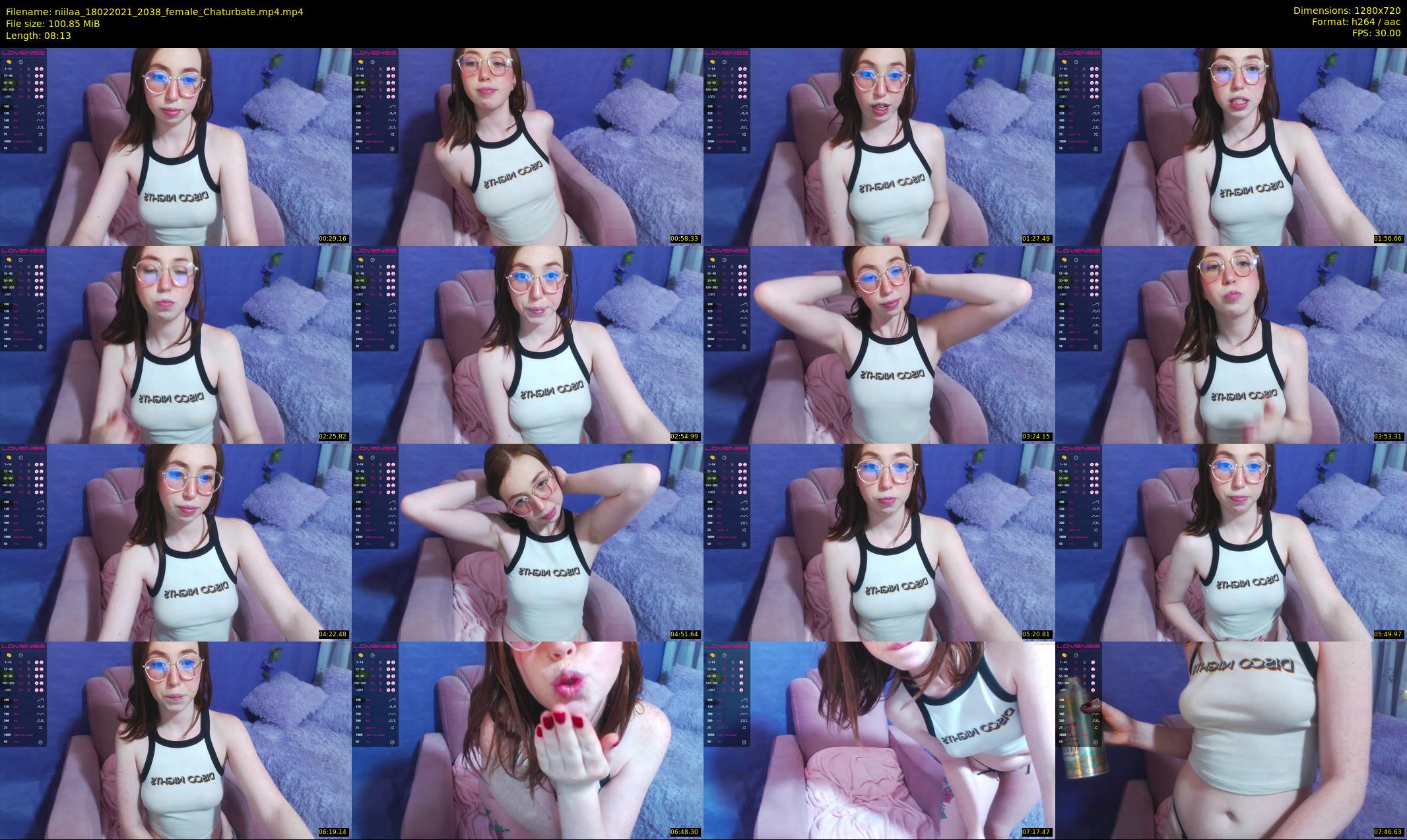 niilaa — 9 minute Chaturbate female cam show recording, 720p, Feb 18, 2021