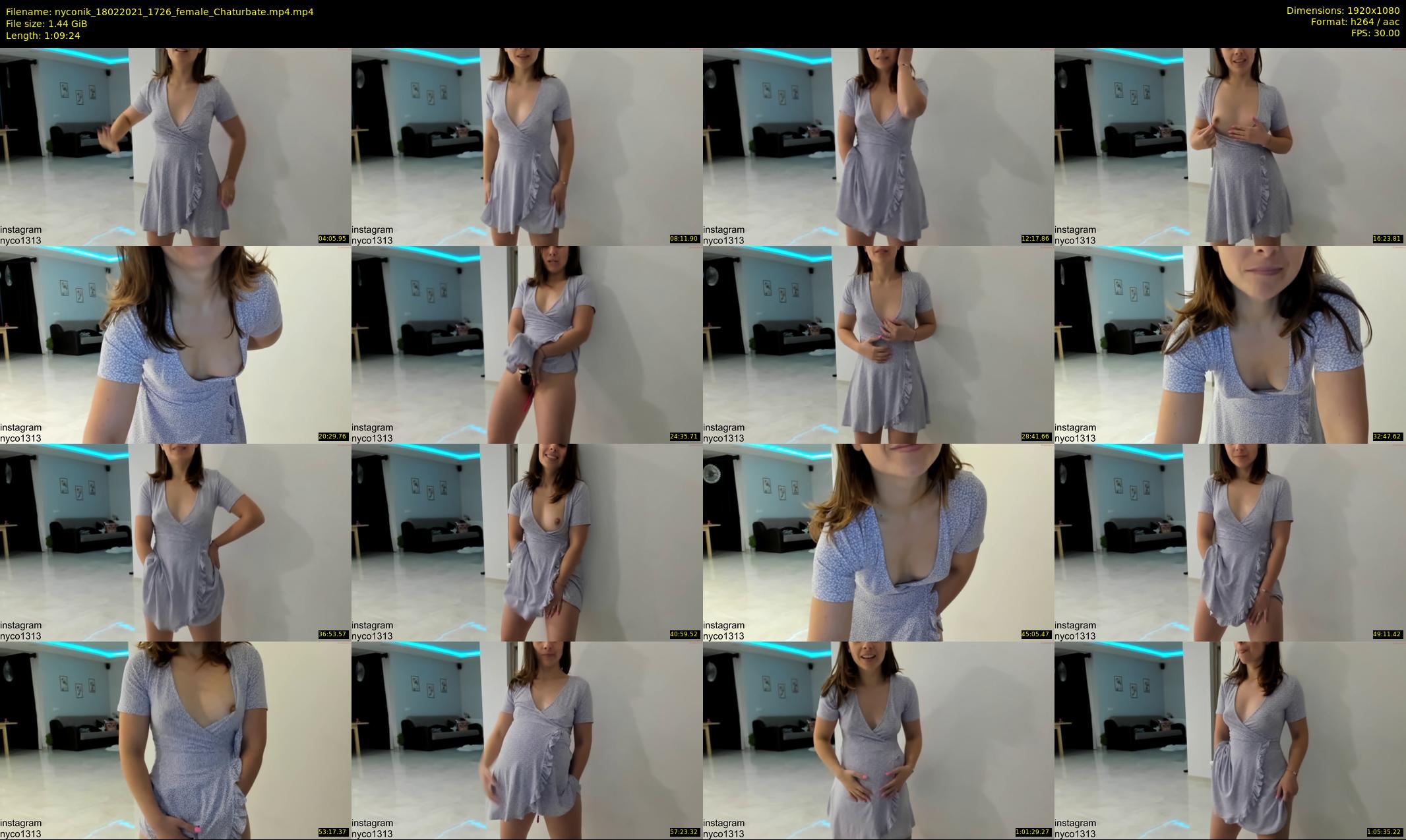 nyconik — 70 minute Chaturbate female cam show recording, 1080p, Feb 18, 2021