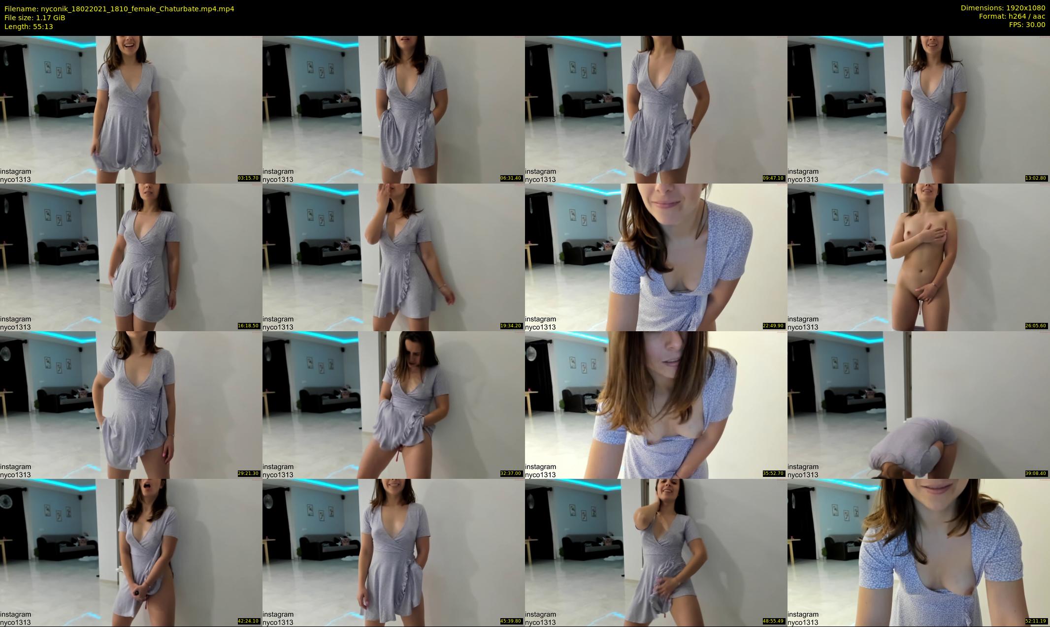 nyconik — 56 minute Chaturbate female cam show recording, 1080p, Feb 18, 2021