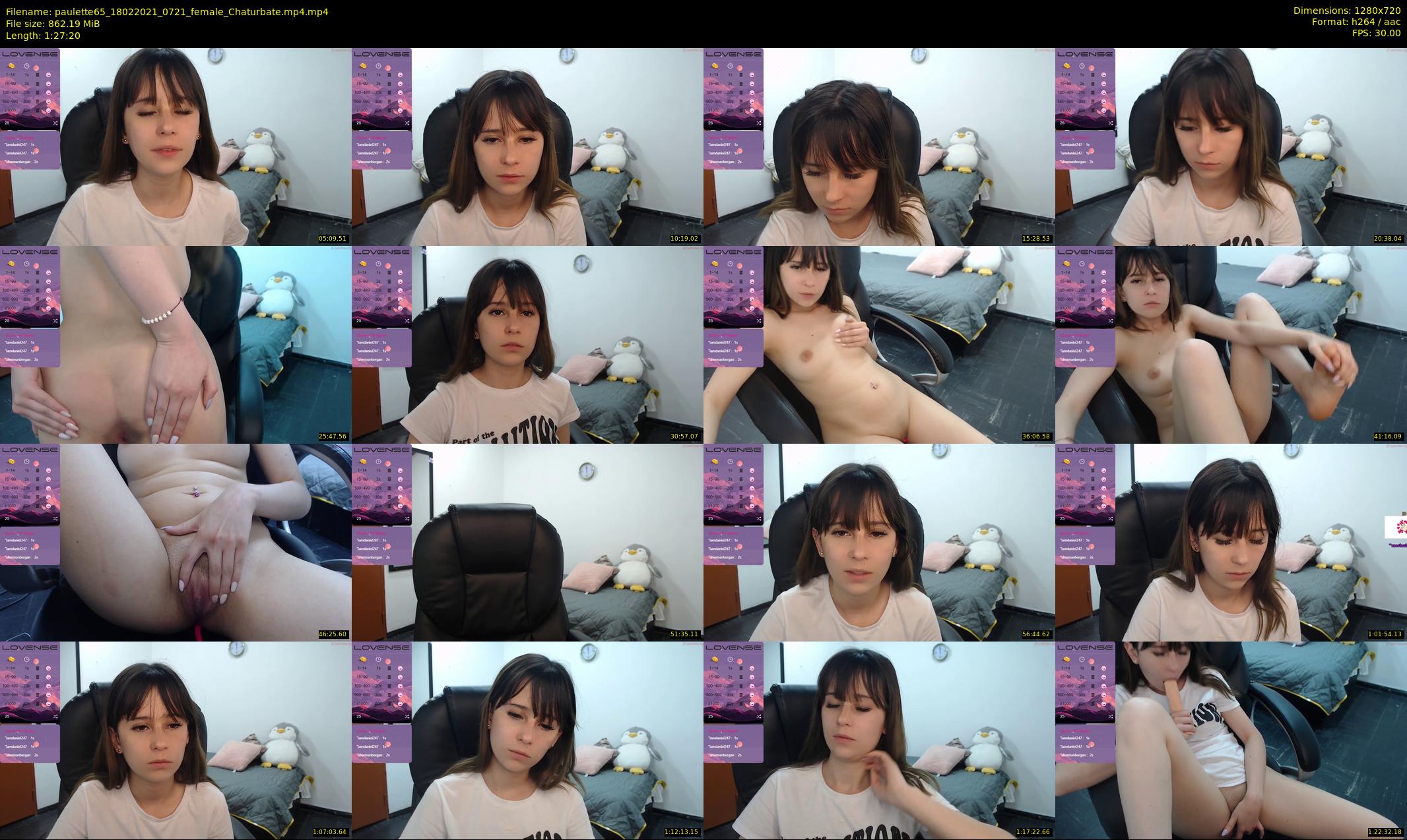 paulette65 — 88 minute Chaturbate female cam show recording, 720p, Feb 18, 2021