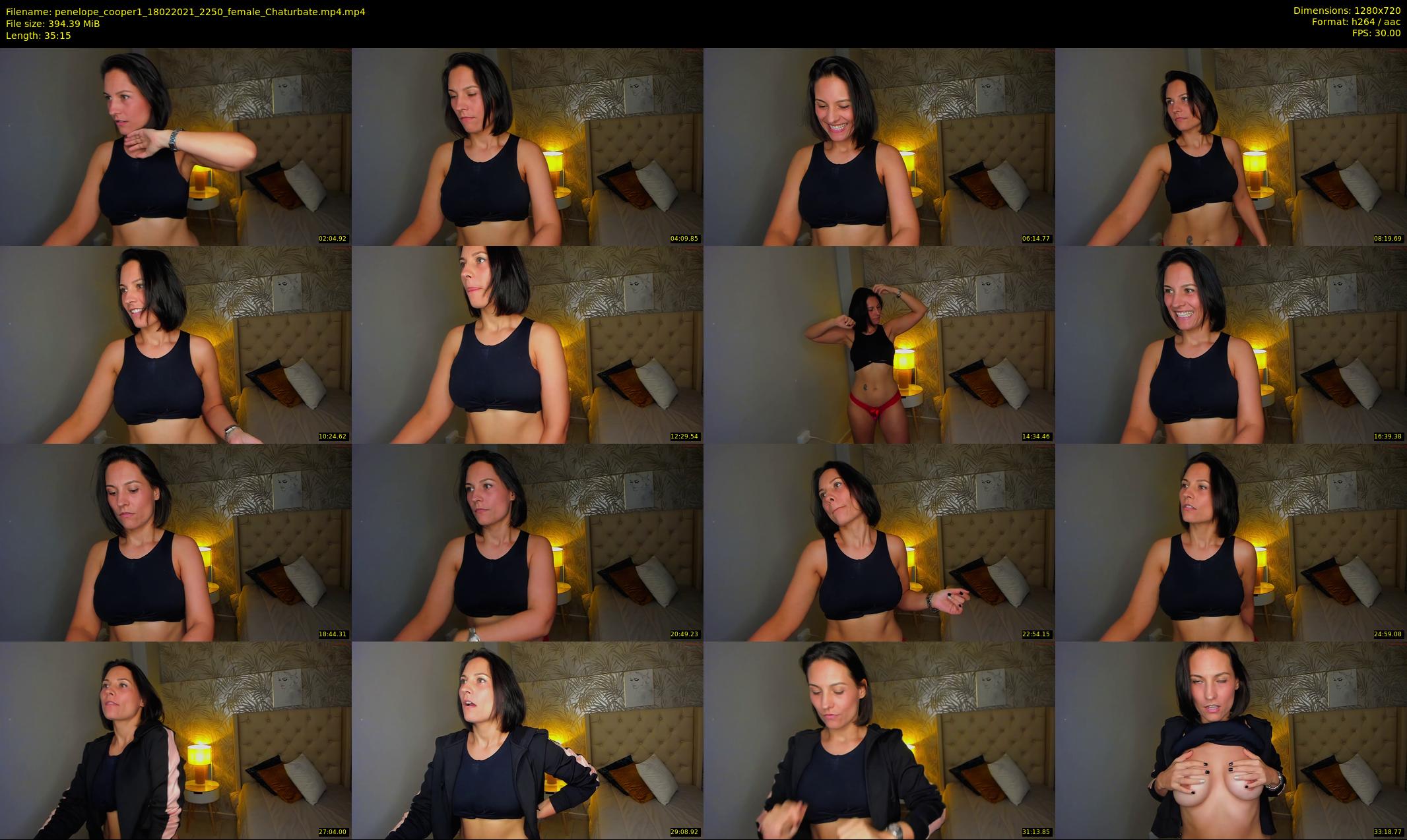 penelope_cooper1 — 36 minute Chaturbate female cam show recording, 720p, Feb 18, 2021