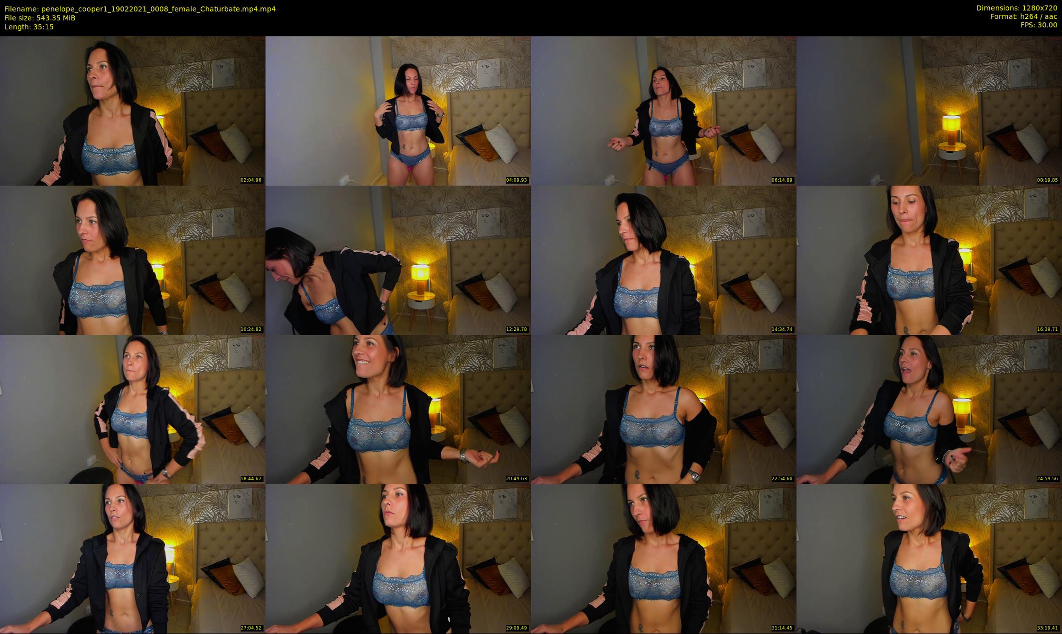 penelope_cooper1 — 36 minute Chaturbate female cam show recording, 720p, Feb 19, 2021