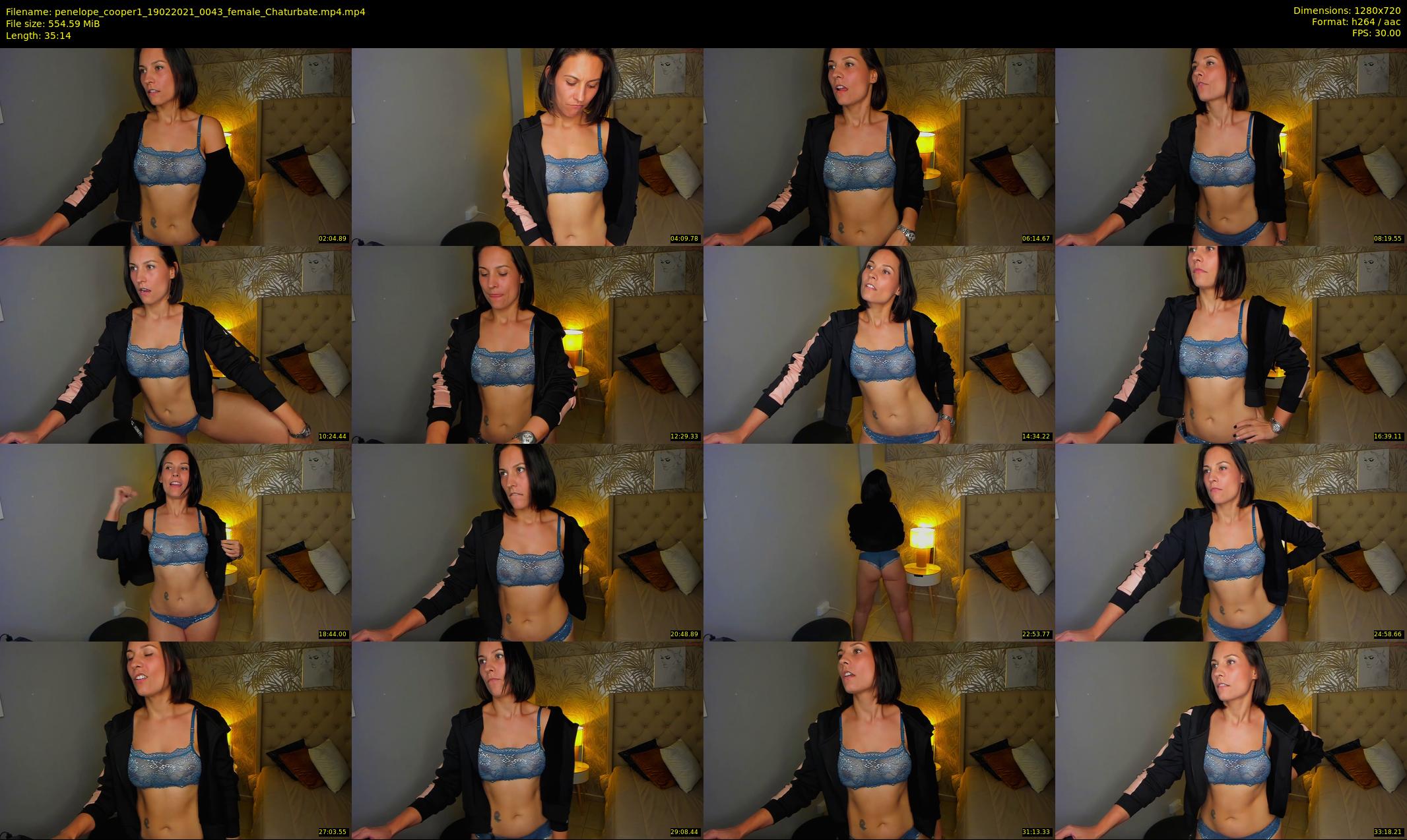 penelope_cooper1 — 36 minute Chaturbate female cam show recording, 720p, Feb 19, 2021