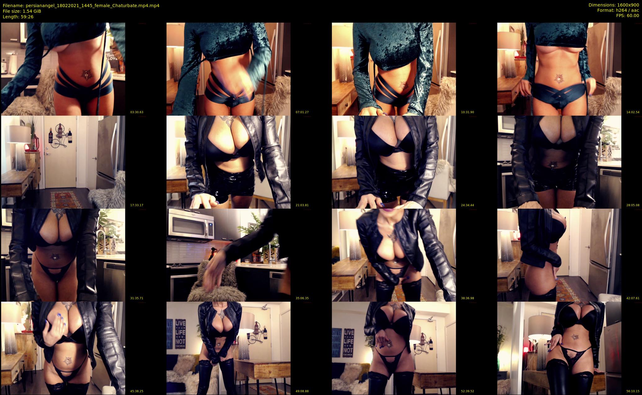 persianangel — 60 minute Chaturbate female cam show recording, 720p, Feb 18, 2021