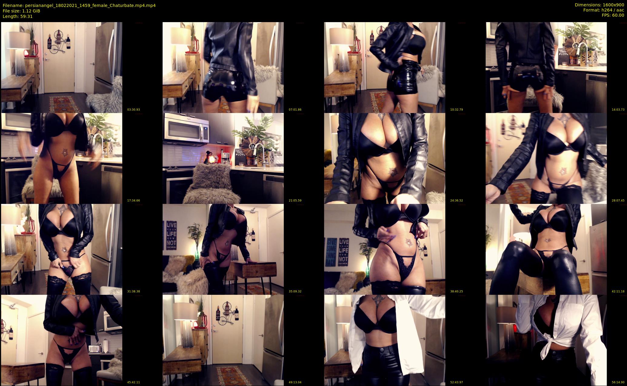 persianangel — 60 minute Chaturbate female cam show recording, 720p, Feb 18, 2021