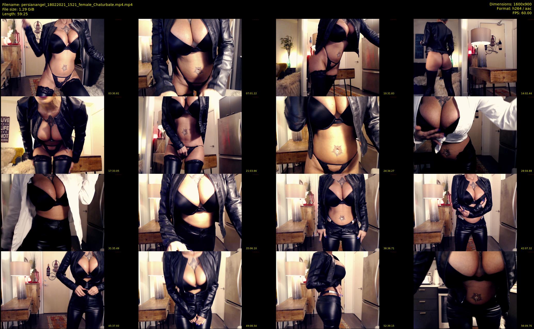 persianangel — 60 minute Chaturbate female cam show recording, 720p, Feb 18, 2021