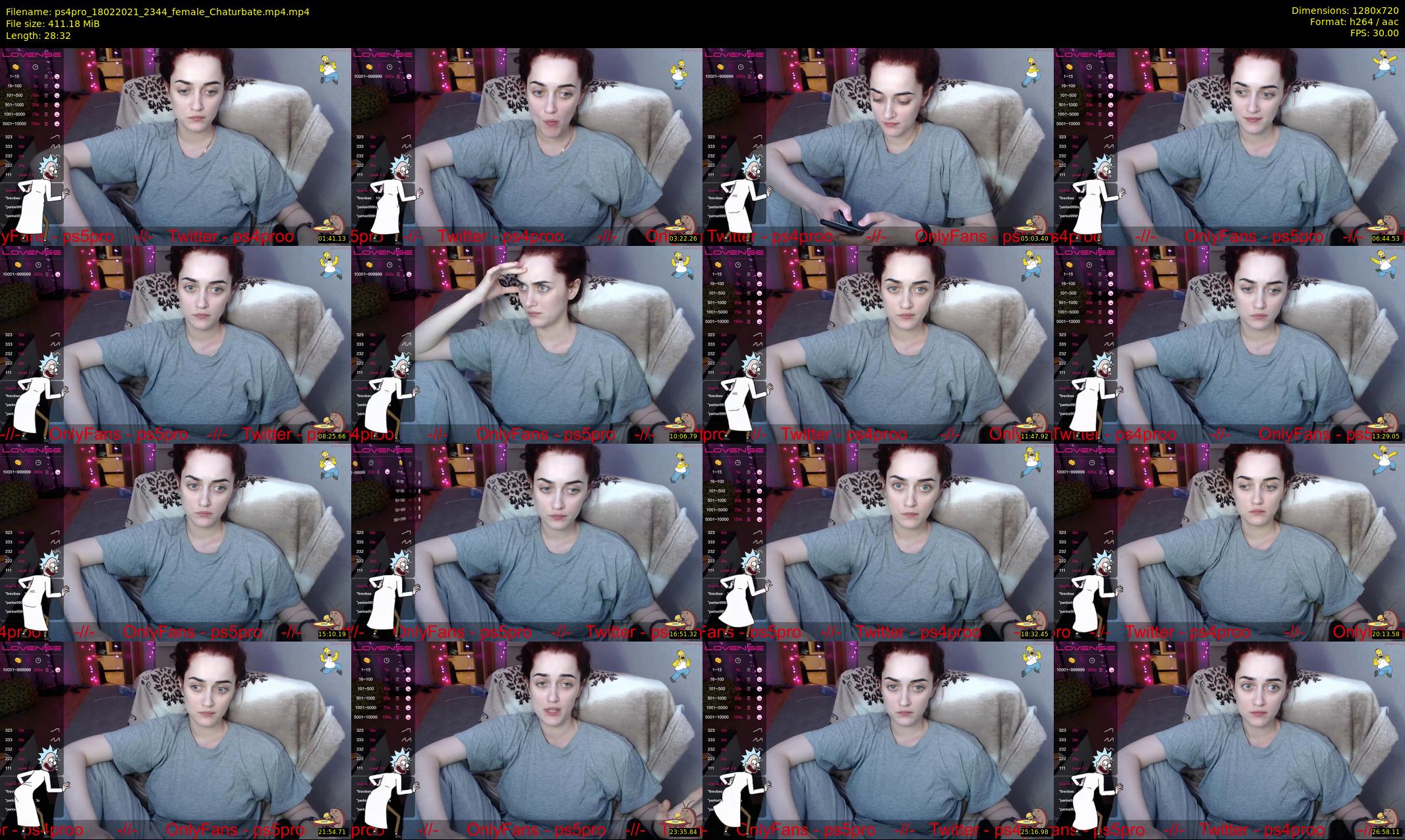 ps4pro — 29 minute Chaturbate female cam show recording, 720p, Feb 18, 2021