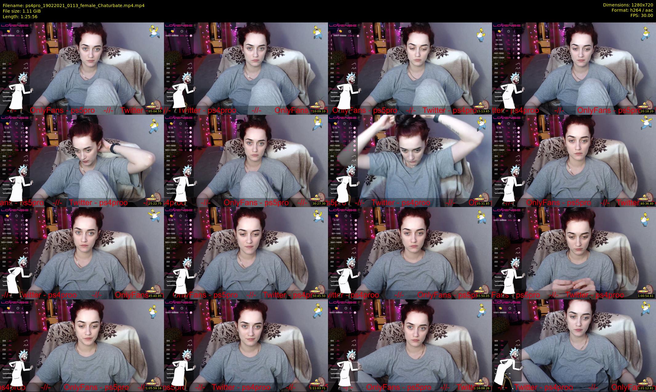 ps4pro — 86 minute Chaturbate female cam show recording, 720p, Feb 19, 2021