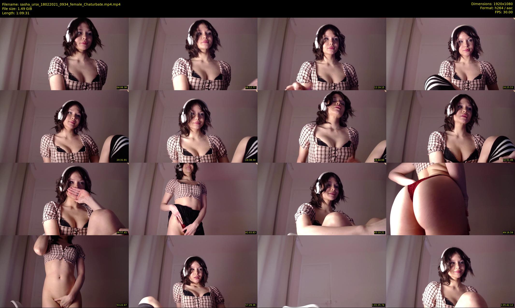 sasha_ursx — 70 minute Chaturbate female cam show recording, 1080p, Feb 18, 2021