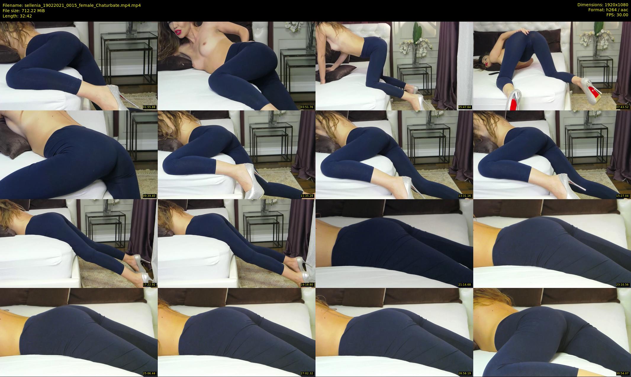 sellenia — 33 minute Chaturbate female cam show recording, 1080p, Feb 19, 2021