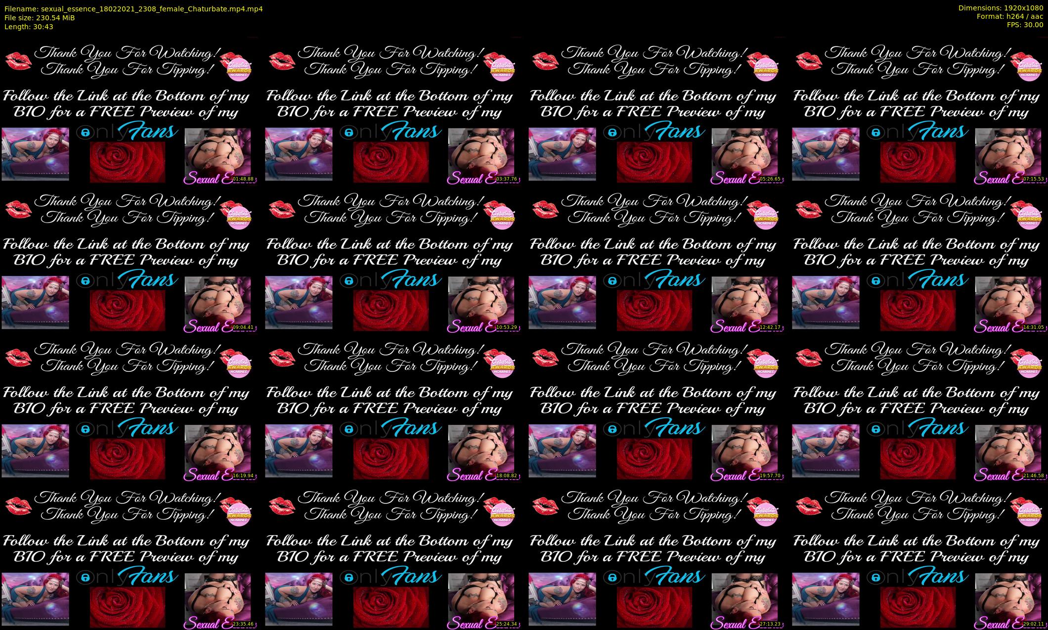 sexual_essence — 31 minute Chaturbate female cam show recording, 1080p, Feb 18, 2021