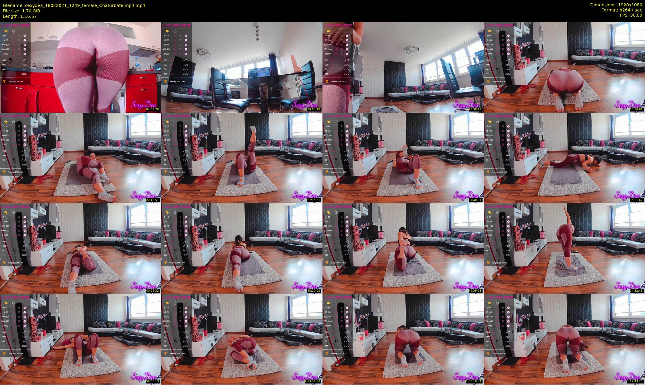 sexydea — 77 minute Chaturbate female cam show recording, 1080p, Feb 18, 2021