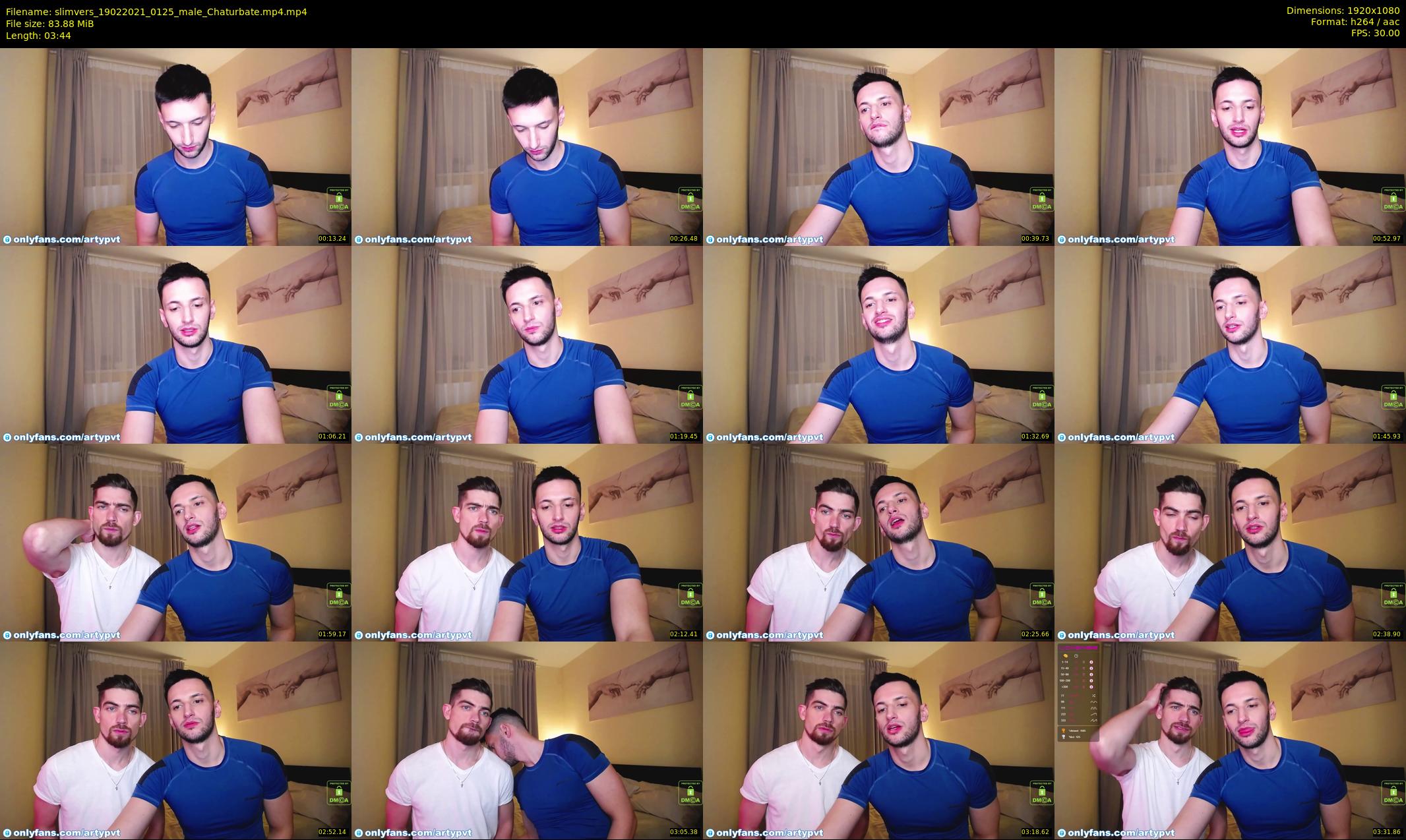 slimvers — 4 minute Chaturbate male cam show recording, 1080p, Feb 19, 2021