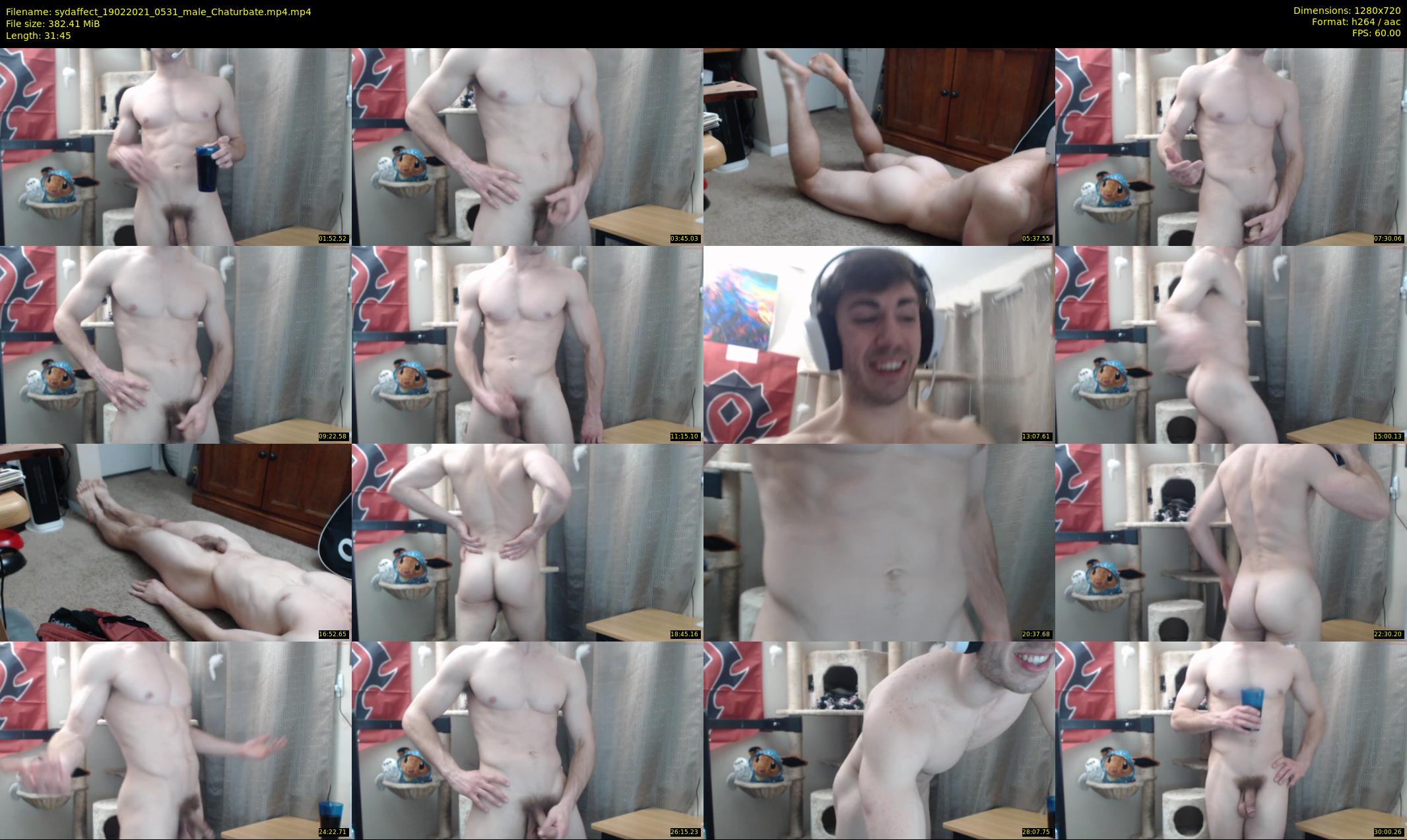 sydaffect — 32 minute Chaturbate male cam show recording, 720p, Feb 19, 2021