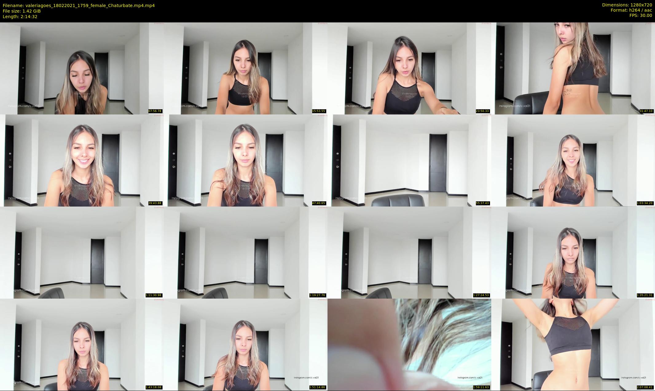 valeriagoes — 135 minute Chaturbate female cam show recording, 720p, Feb 18, 2021
