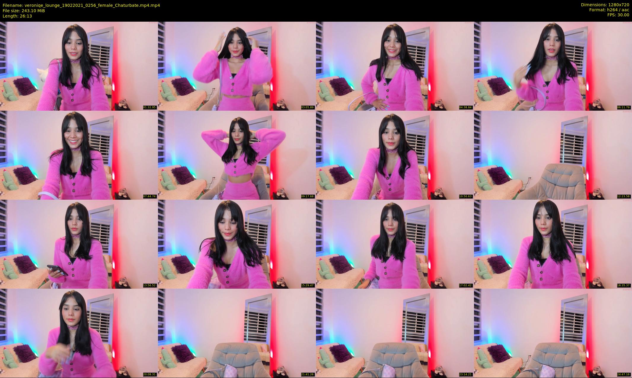 veroniqe_lounge — 27 minute Chaturbate couple cam show recording, 720p, Feb 19, 2021
